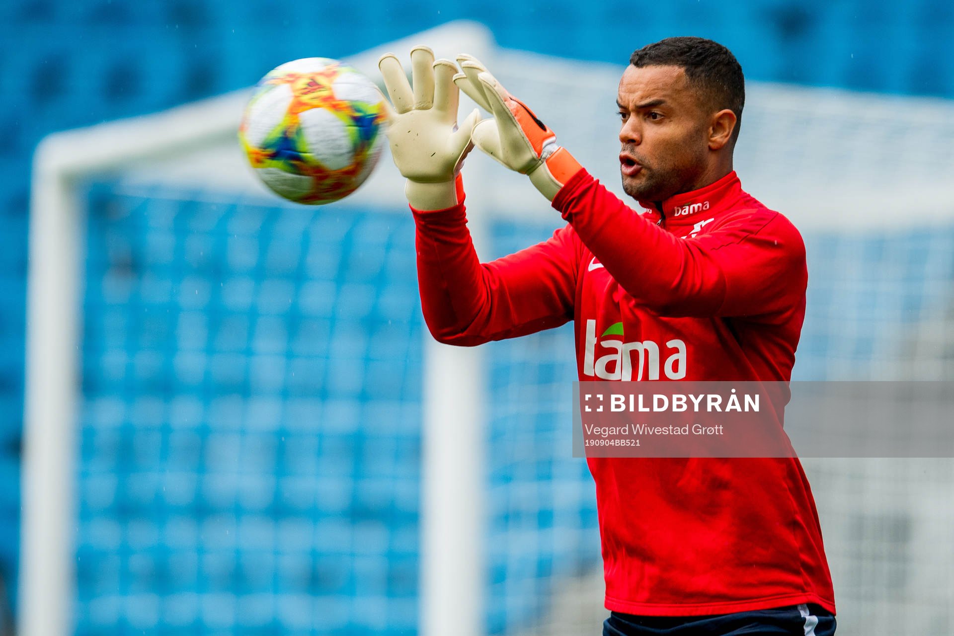 Goalkeeper Sten Grytebust of Norway