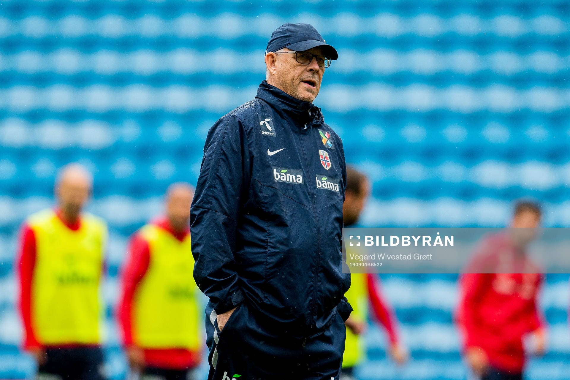 Lars Lagerbäck, head coach of Norway