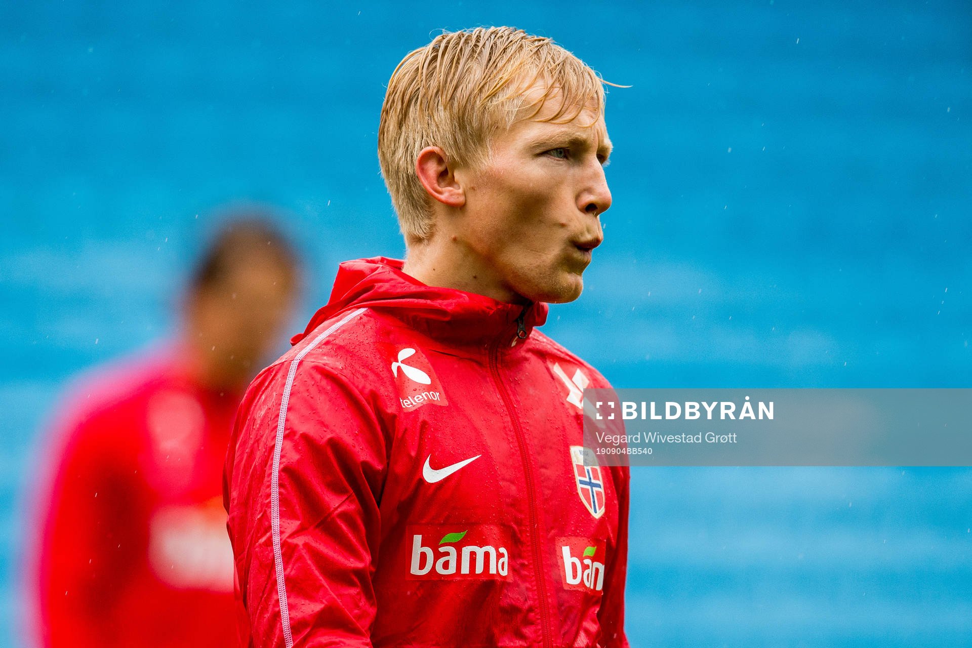 Birger Meling of Norway during a training session on September 4, 2019 in Oslo.
