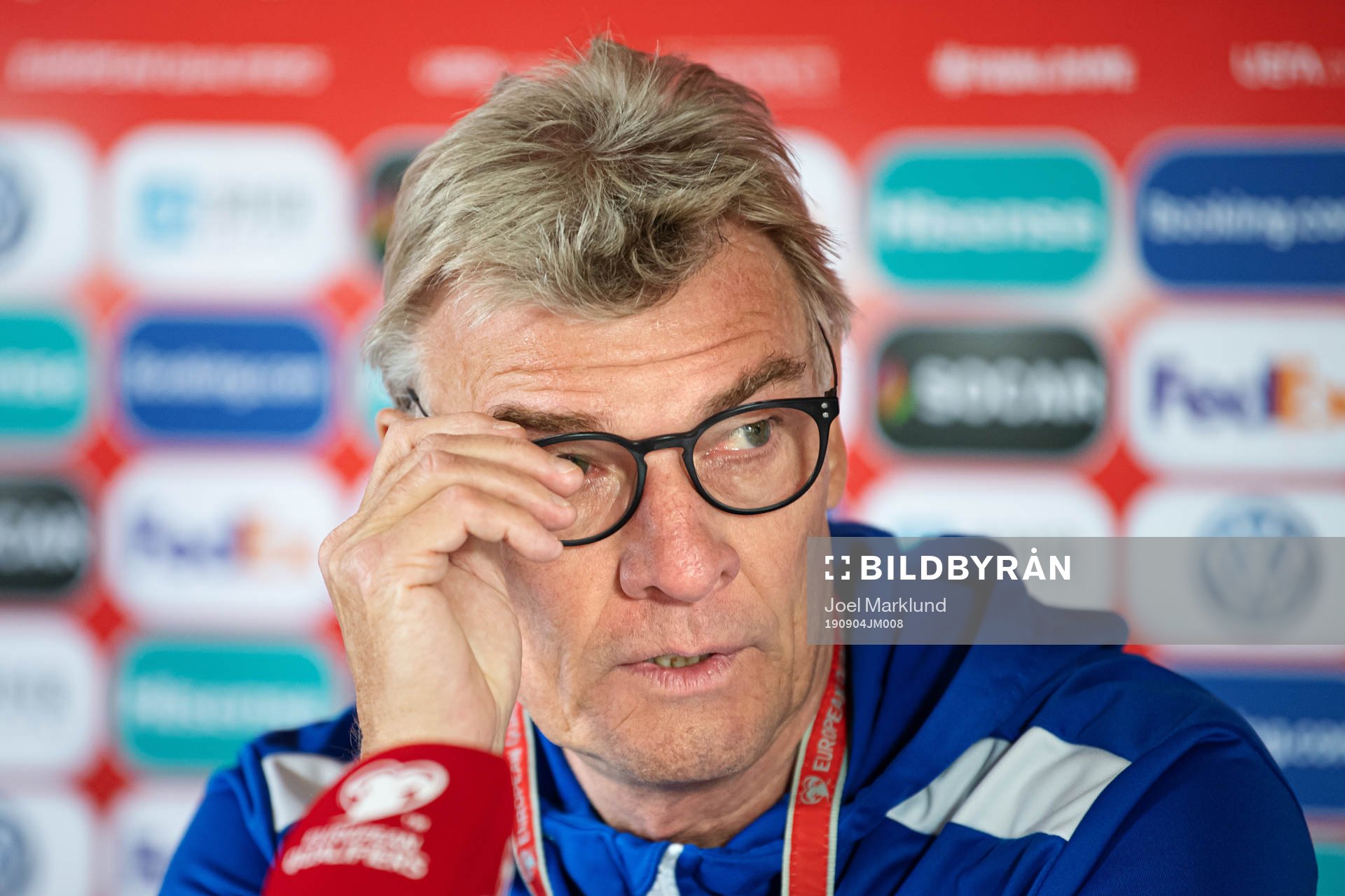 Lars Olsen, head coach of the Faroe Islands national