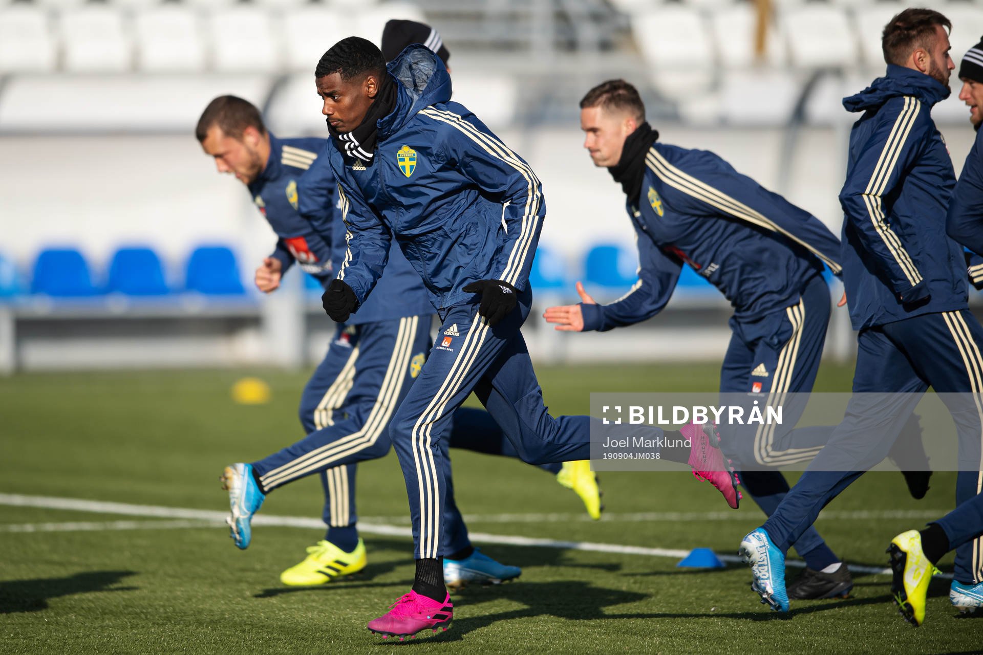 Alexander Isak of the Swedish national football team