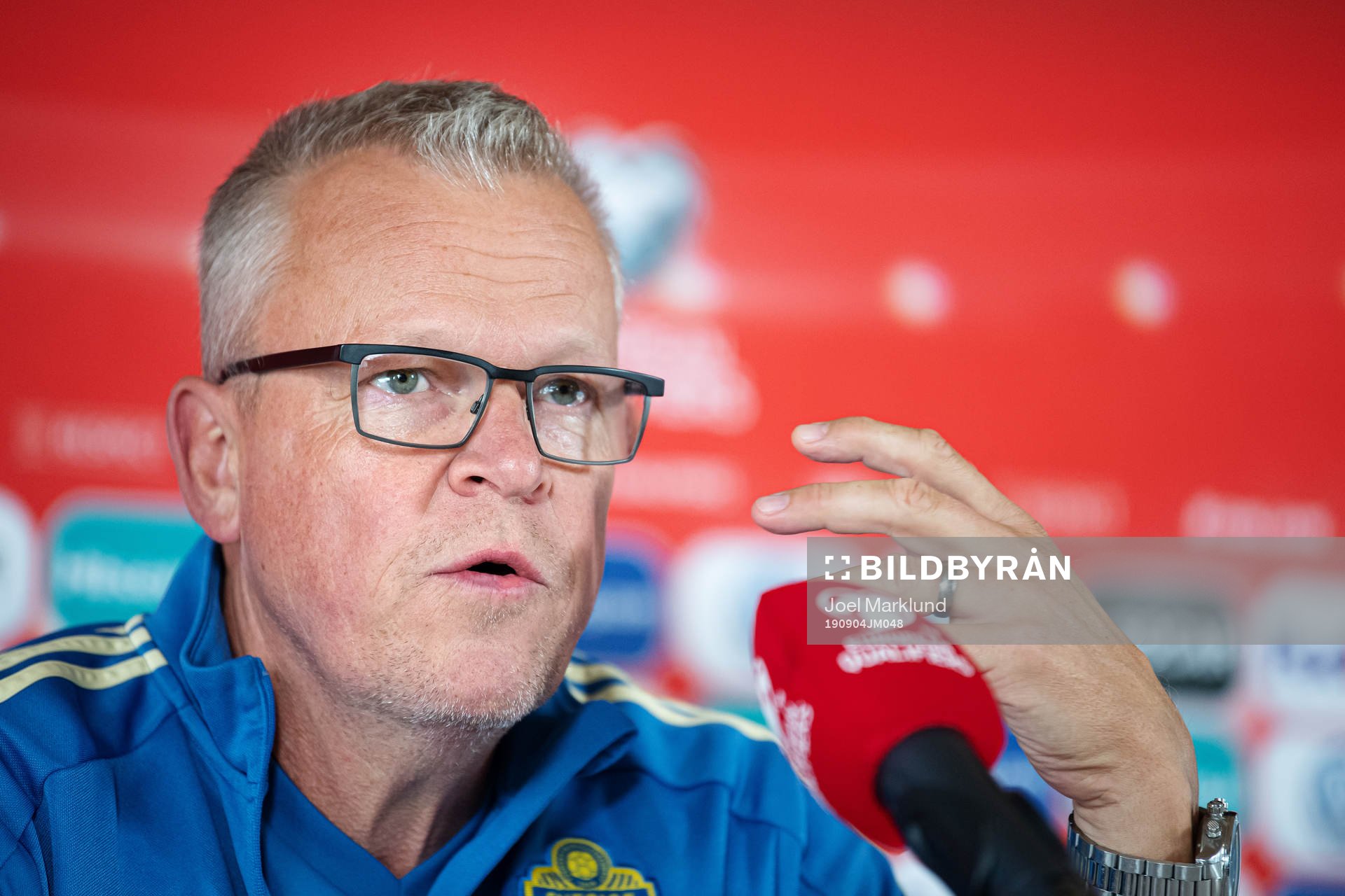 Head coach Janne Andersson of the Swedish national football