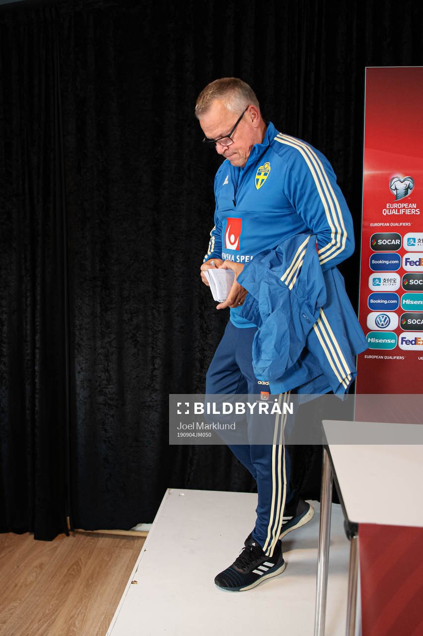 Head coach Janne Andersson of the Swedish national football