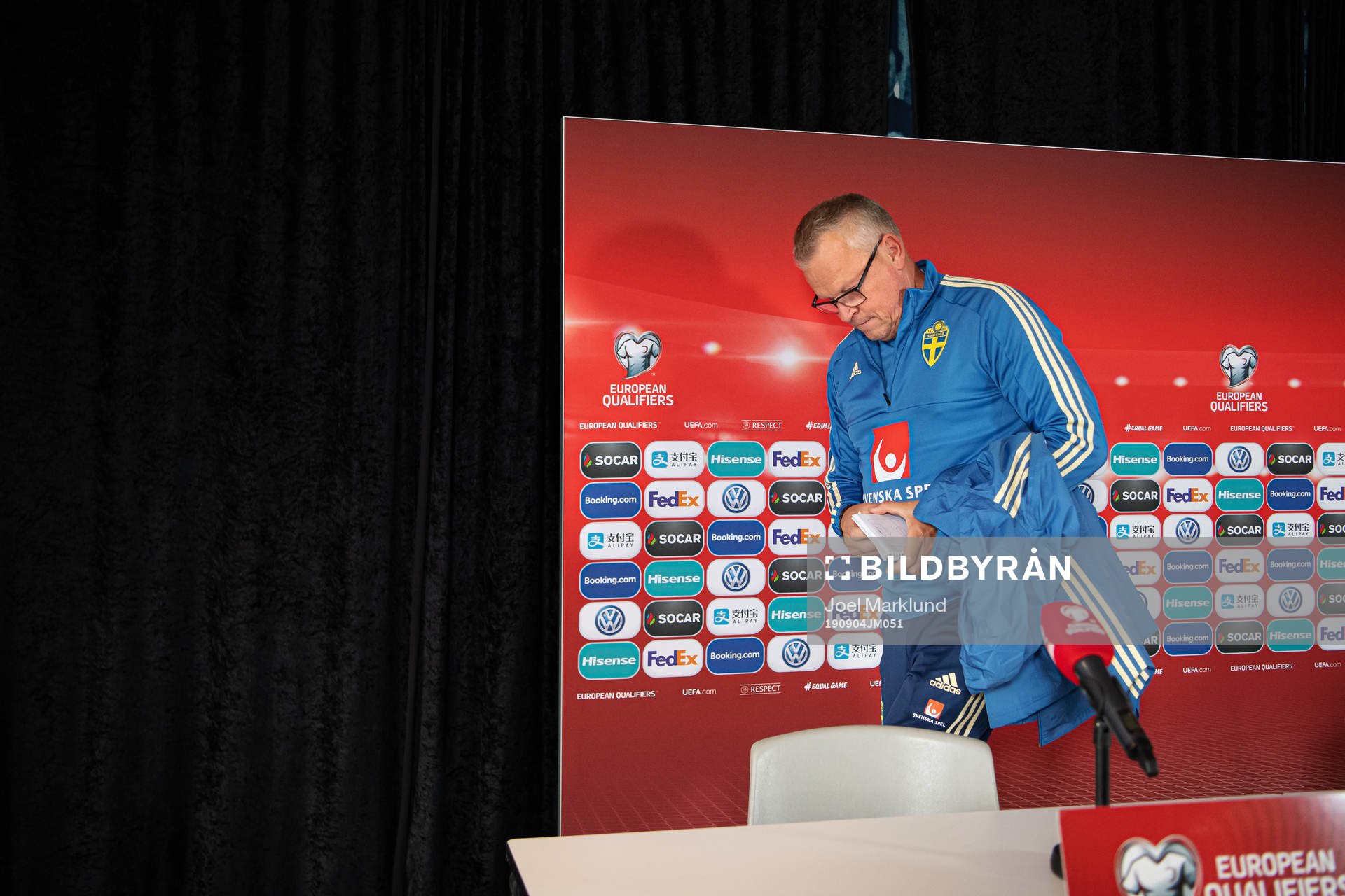 Head coach Janne Andersson of the Swedish national football