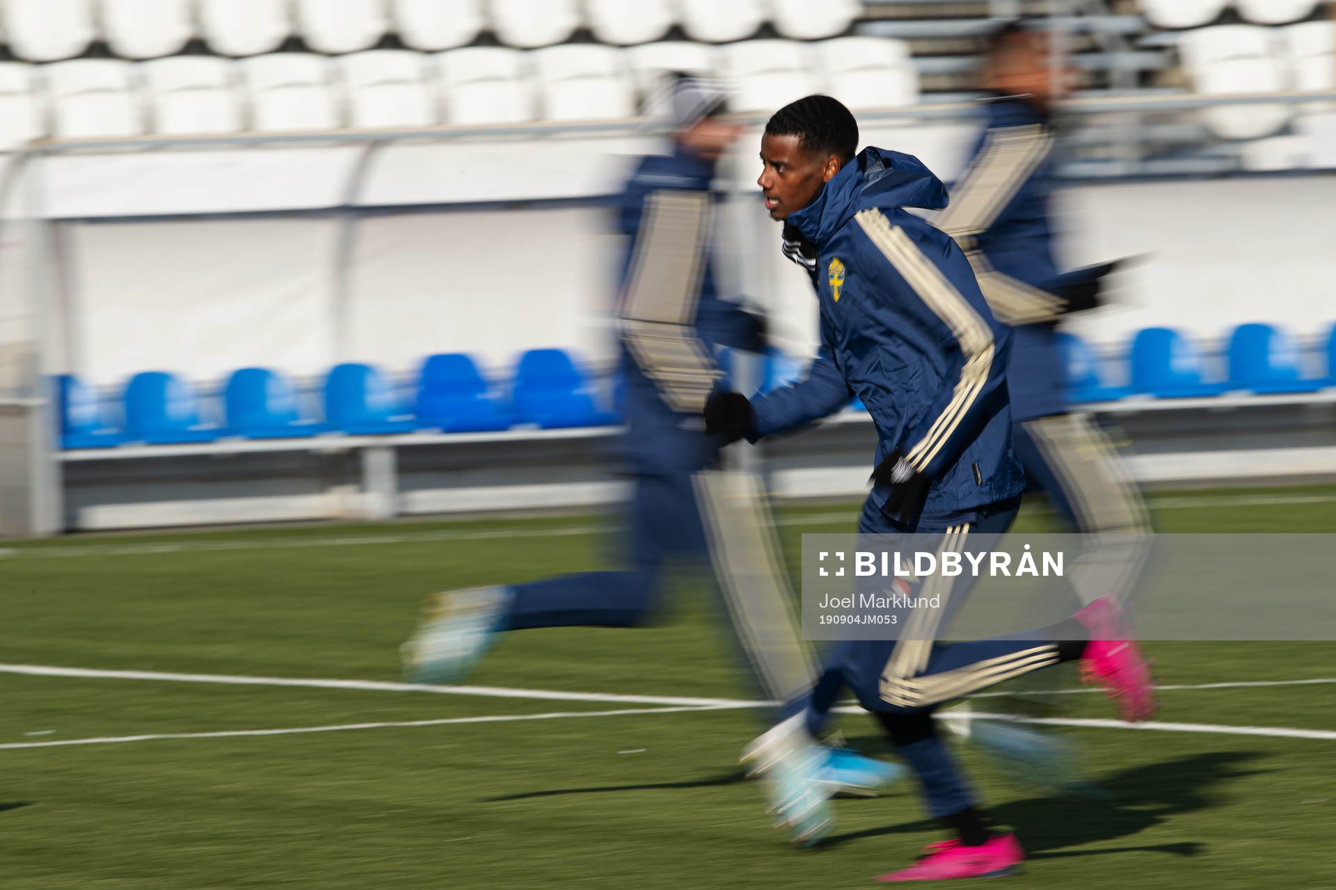 Alexander Isak of the Swedish national football team