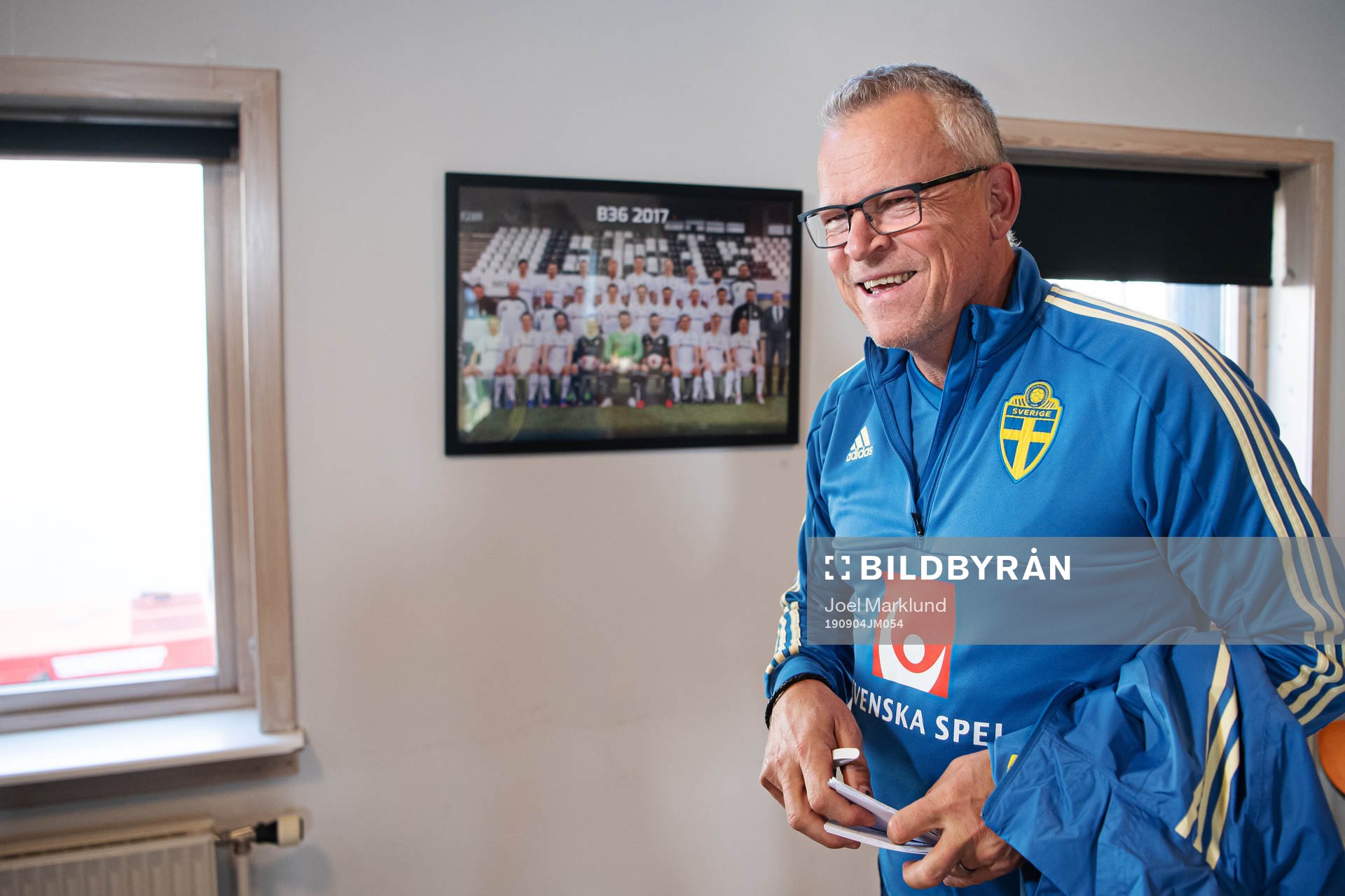 Head coach Janne Andersson of the Swedish national football