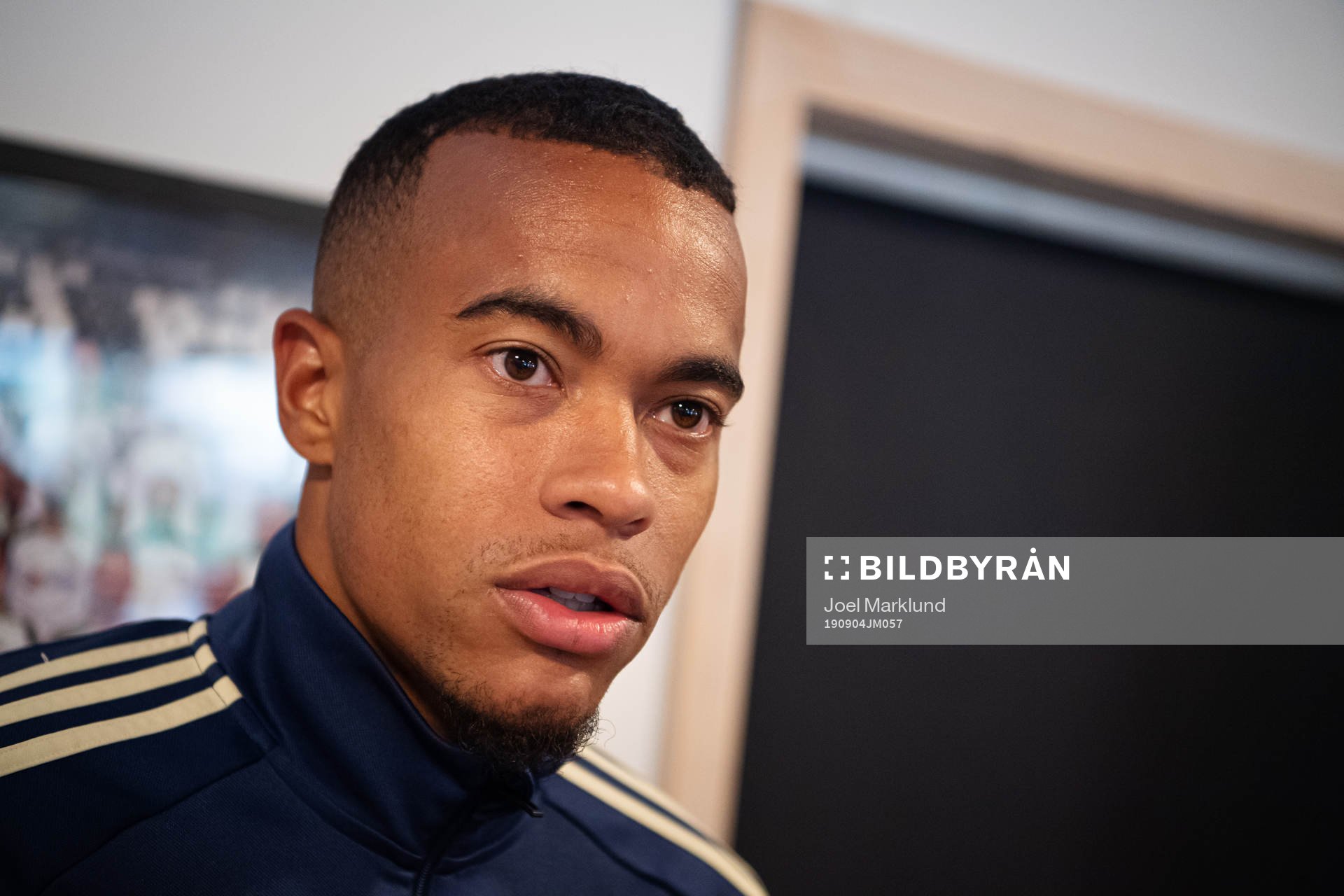 Robin Quaison of the Swedish national football team