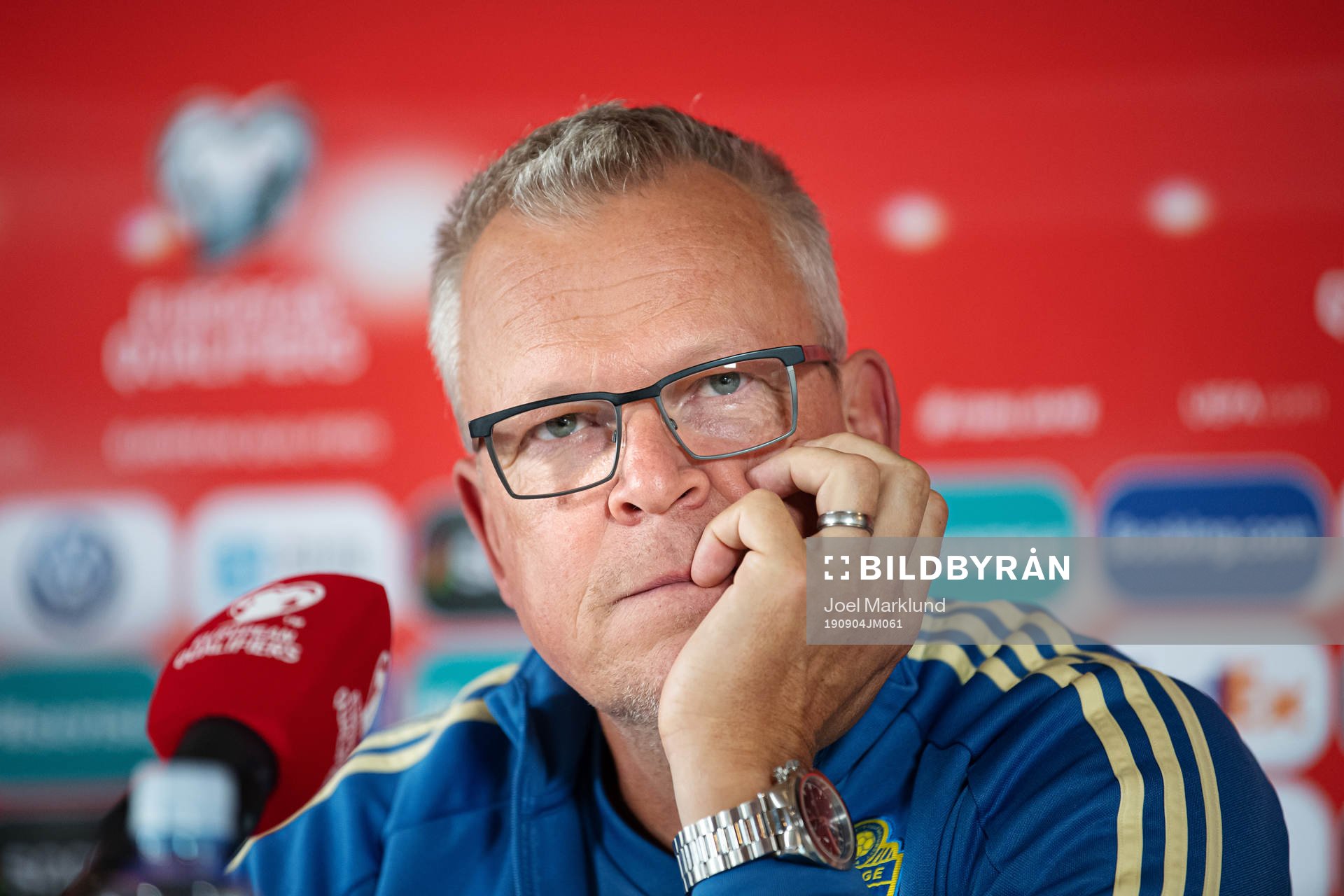 Head coach Janne Andersson of the Swedish national football