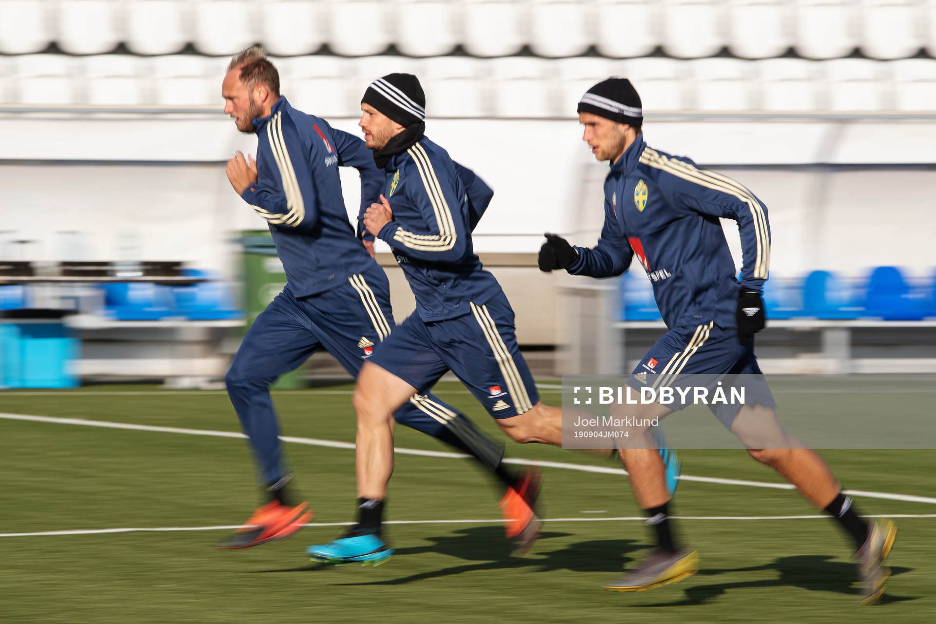 Andreas Granqvist, Gustav Svensson and Sebastian Andersson