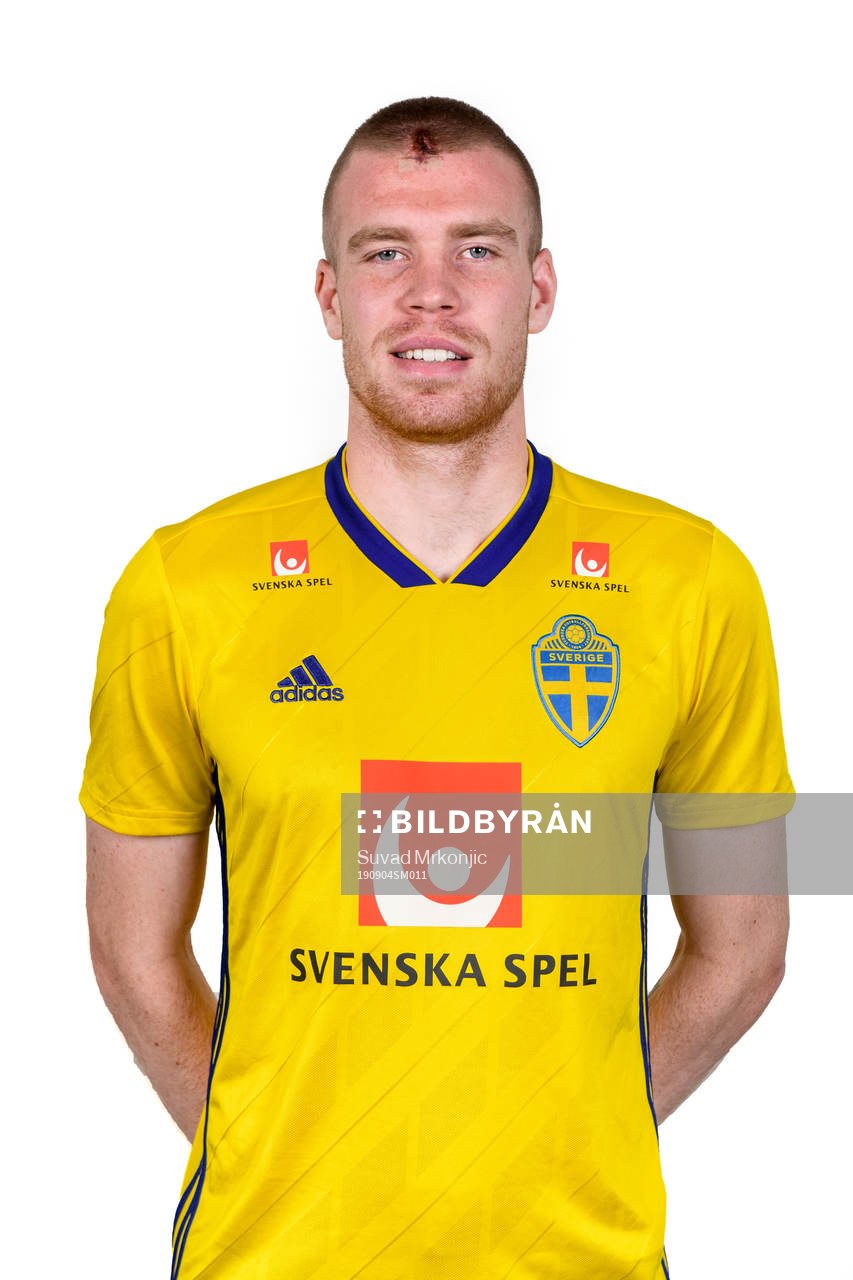 Thomas Isherwood of the Swedish Under-21 national football