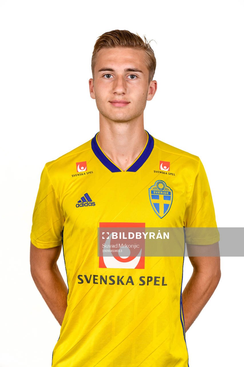Benjamin Nygren of the Swedish Under-21 national football