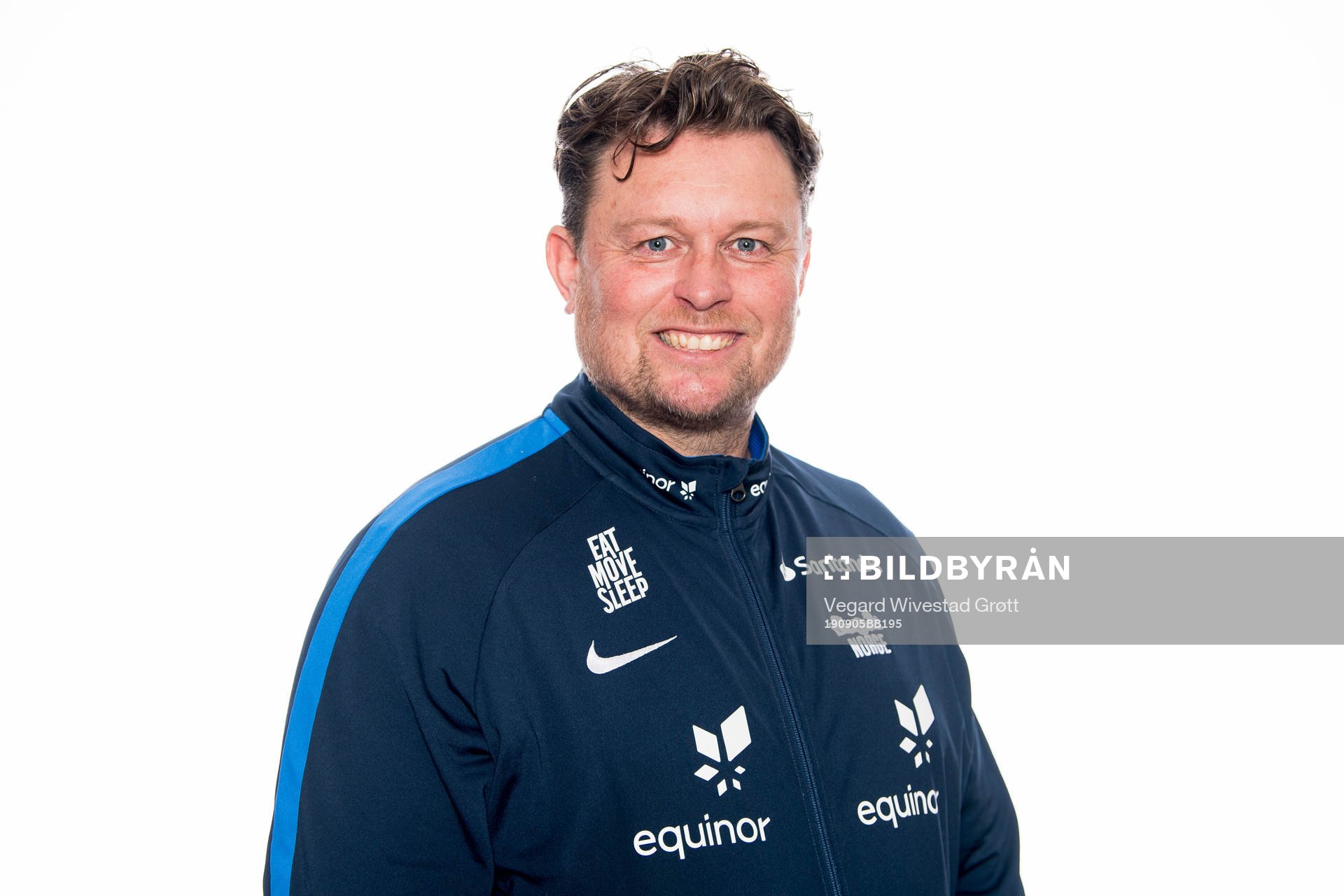 Bård Homstøl, physio of Norway U21, poses for a portrait