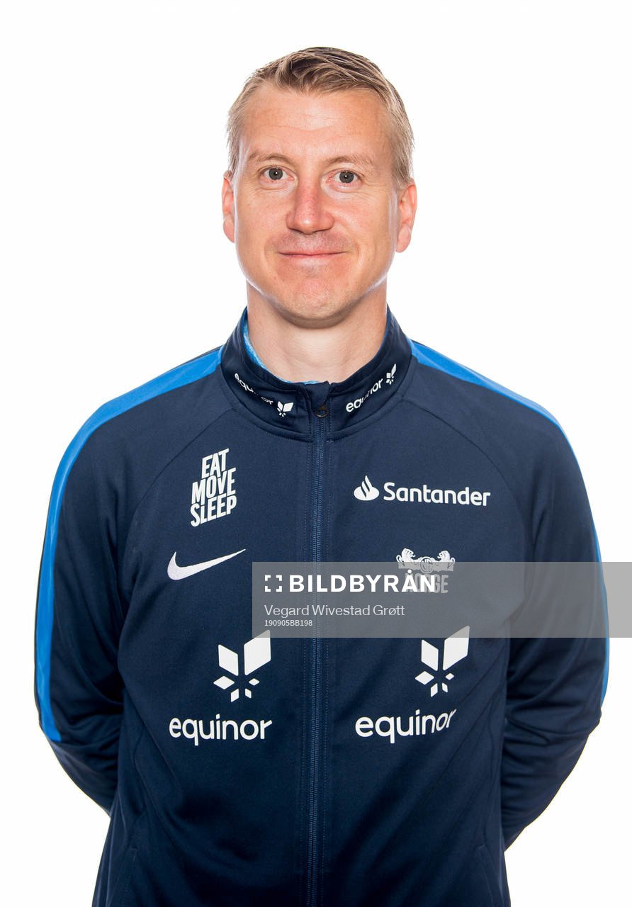 Leif Gunnar Smerud, head coach of Norway U21, poses for a portrait on September 5, 2019 in Drammen.