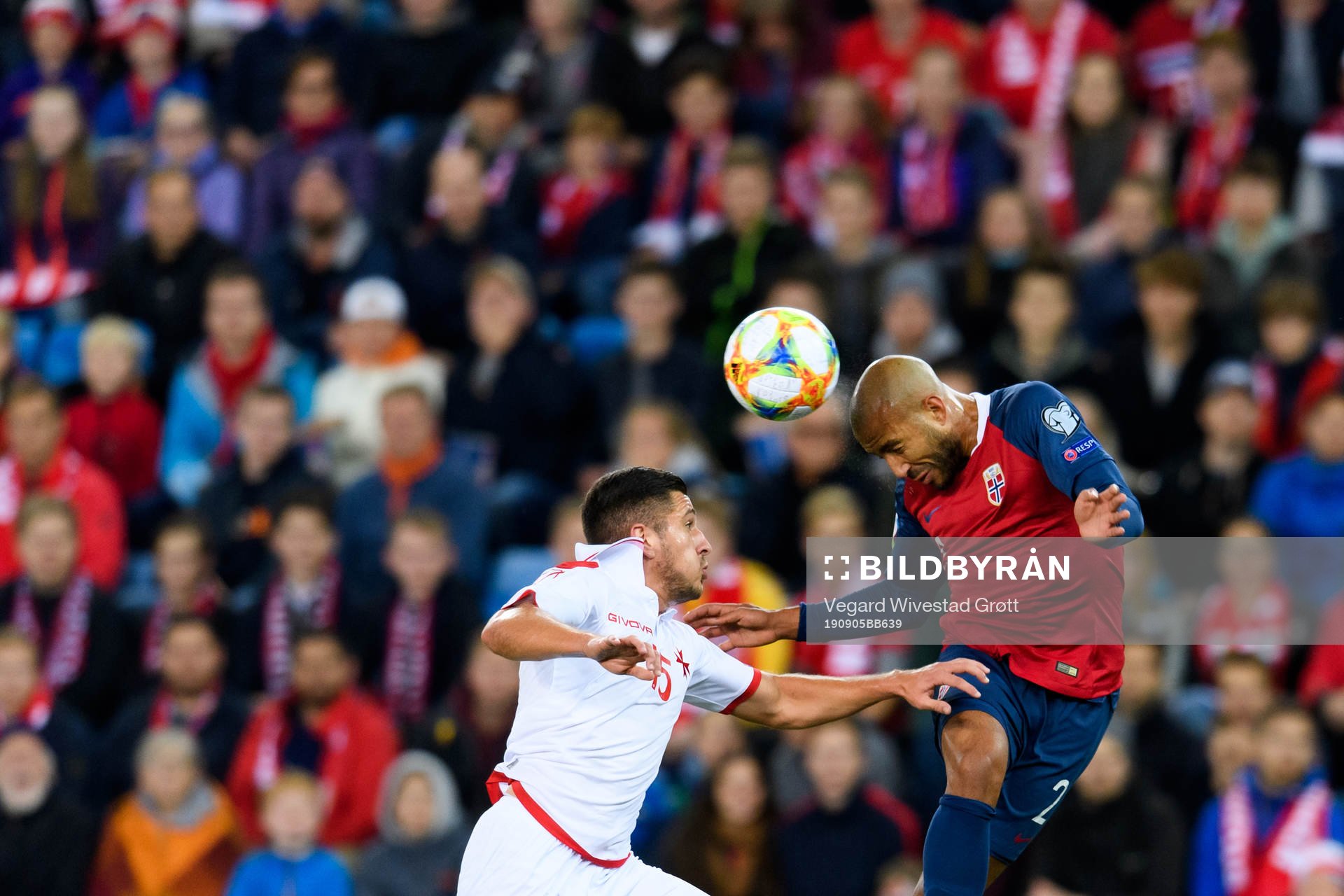 Juan Corbalan of Malta and Haitam Aleesami of Norway