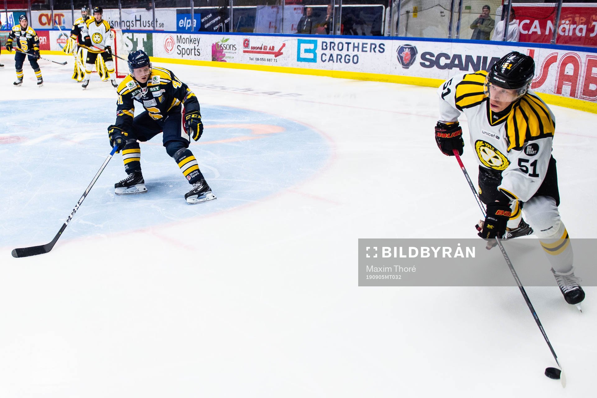 Södertäljes Alexander Falk och Brynäs Tomi Sallinen