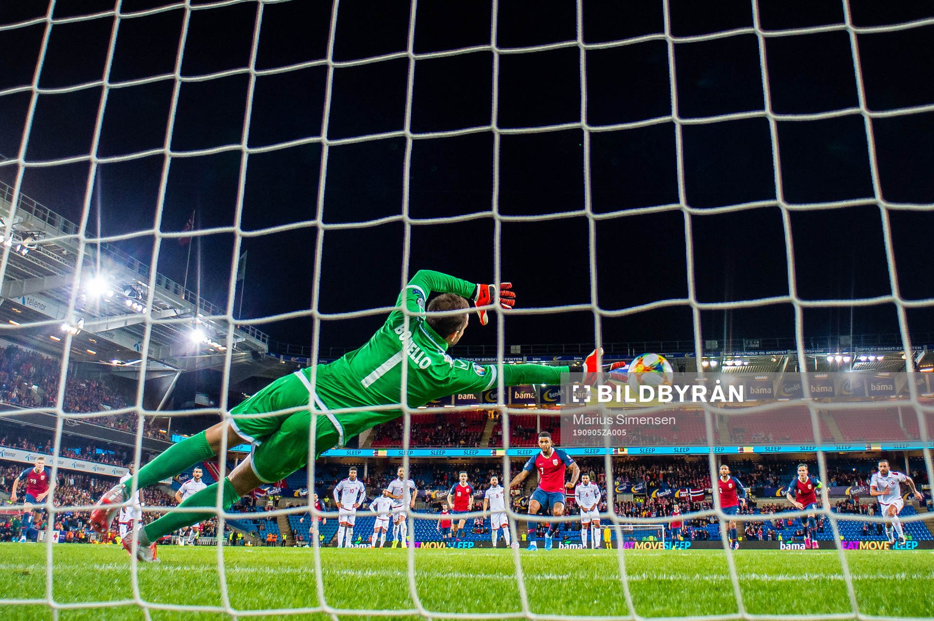 Joshua King of Norway scores the 2-0 goal