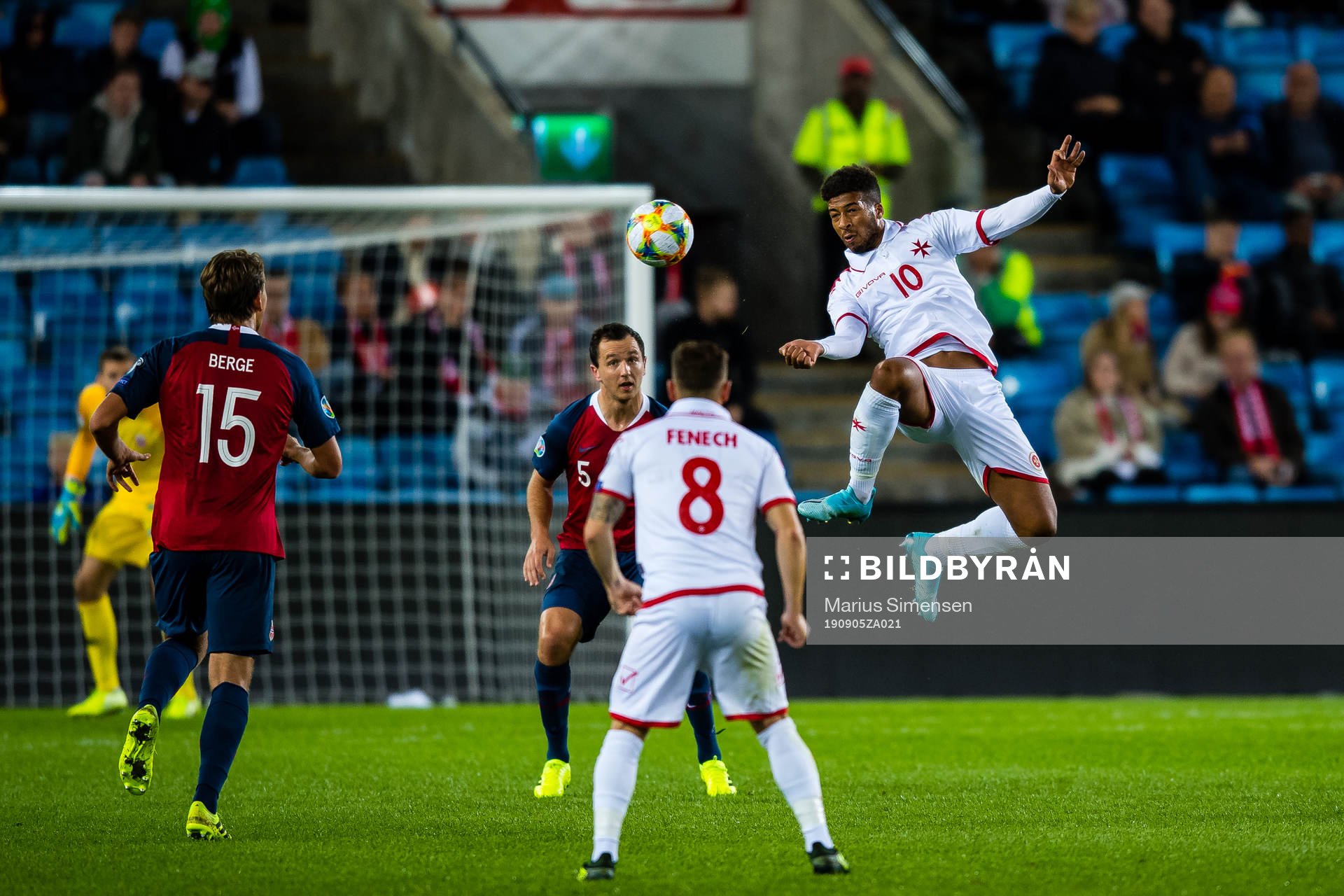 Even Hovland of Norway and Kyrian Nwoko of Malta