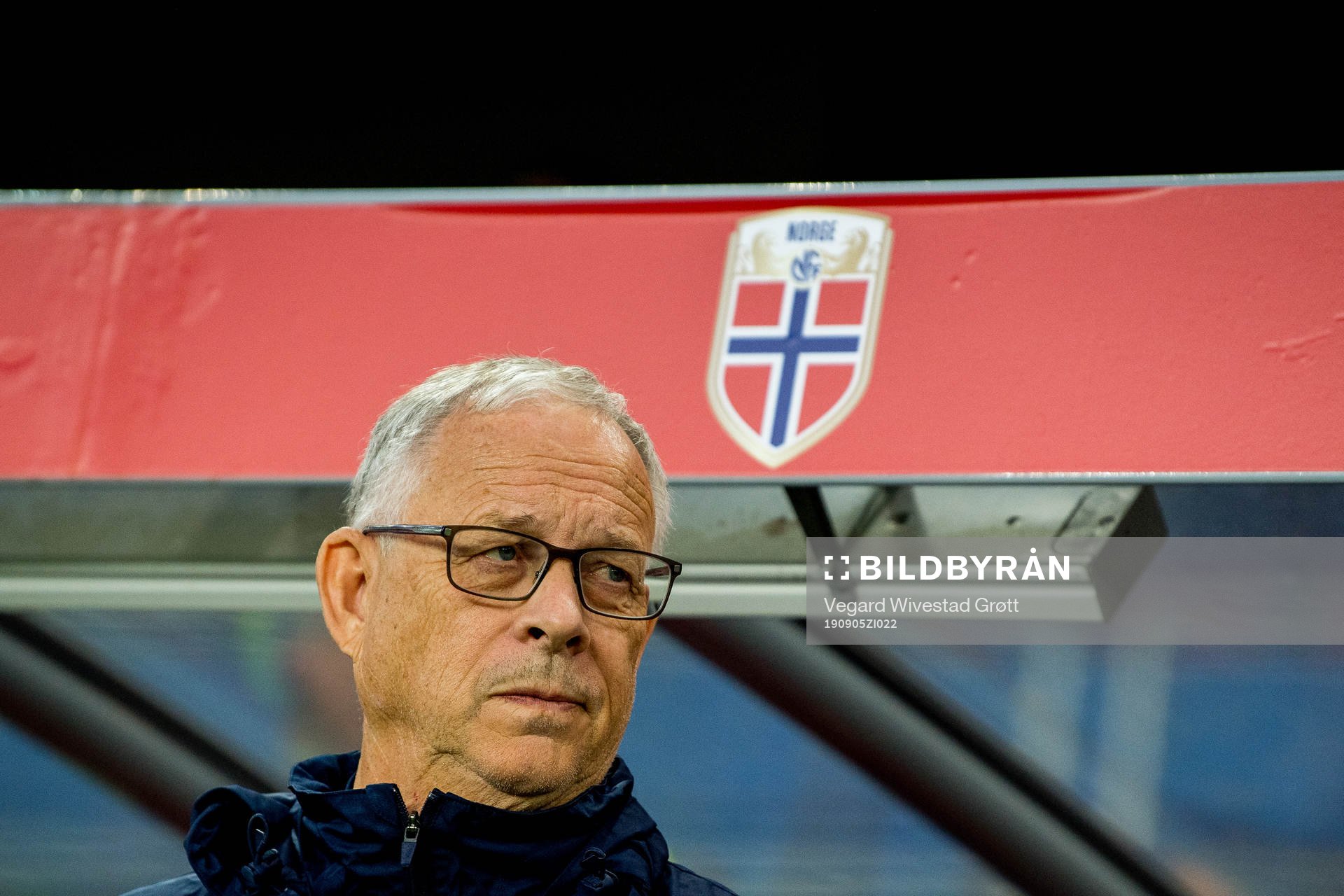 Lars Lagerbäck, head coach of Norway
