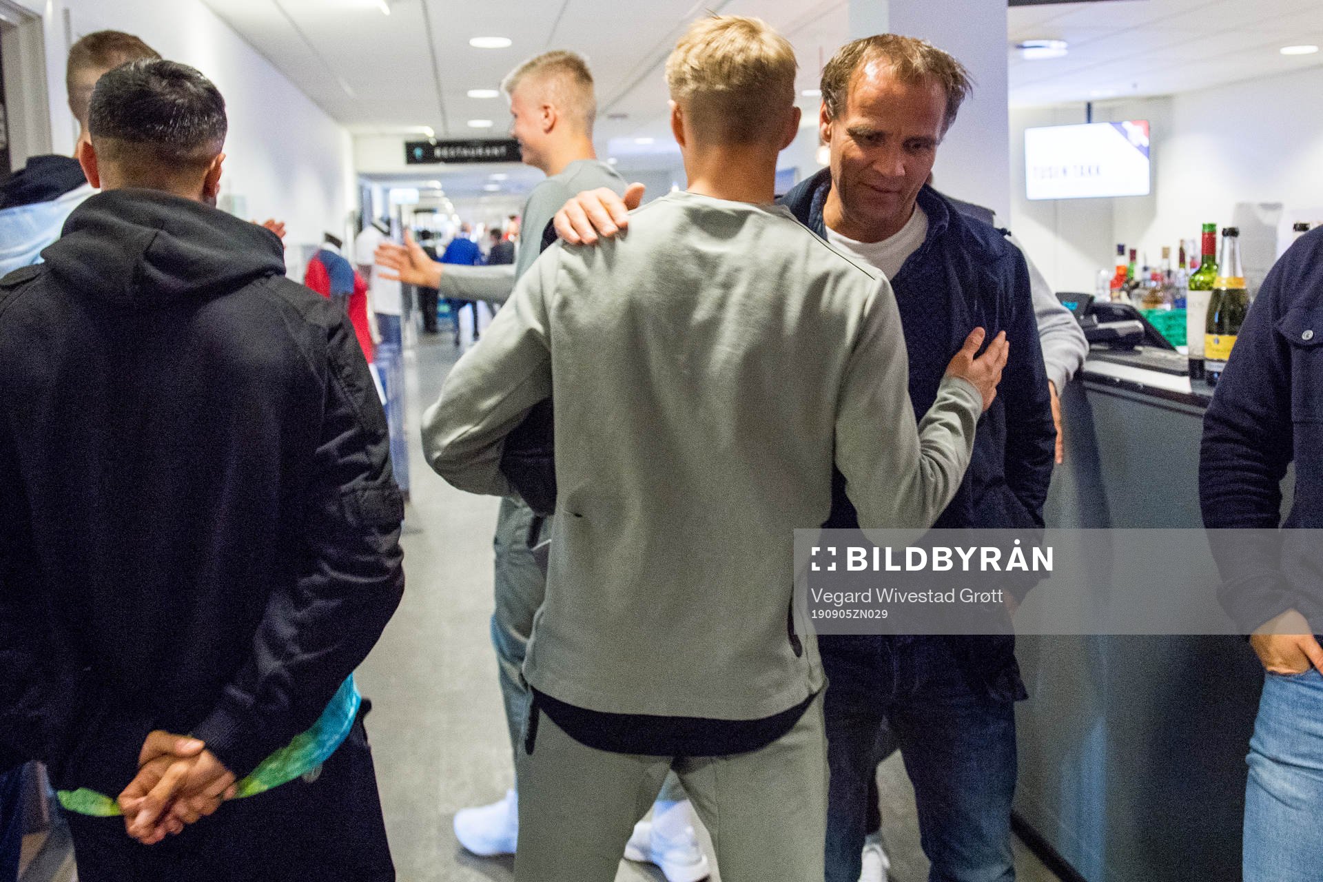 Martin Ødegaard of Norway with his dad Hans Erik Ødegaard