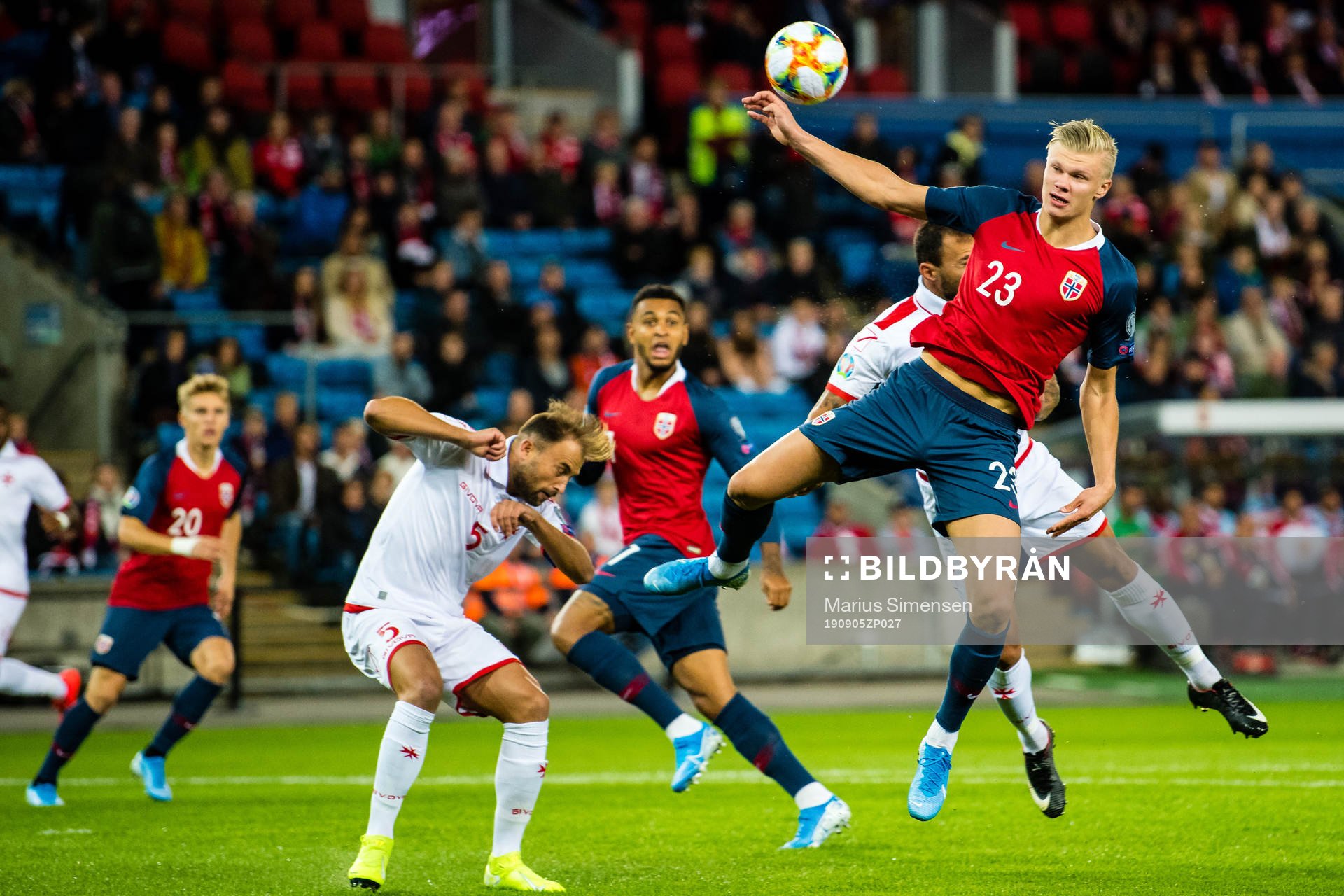 Erling Braut  Haaland of Norway