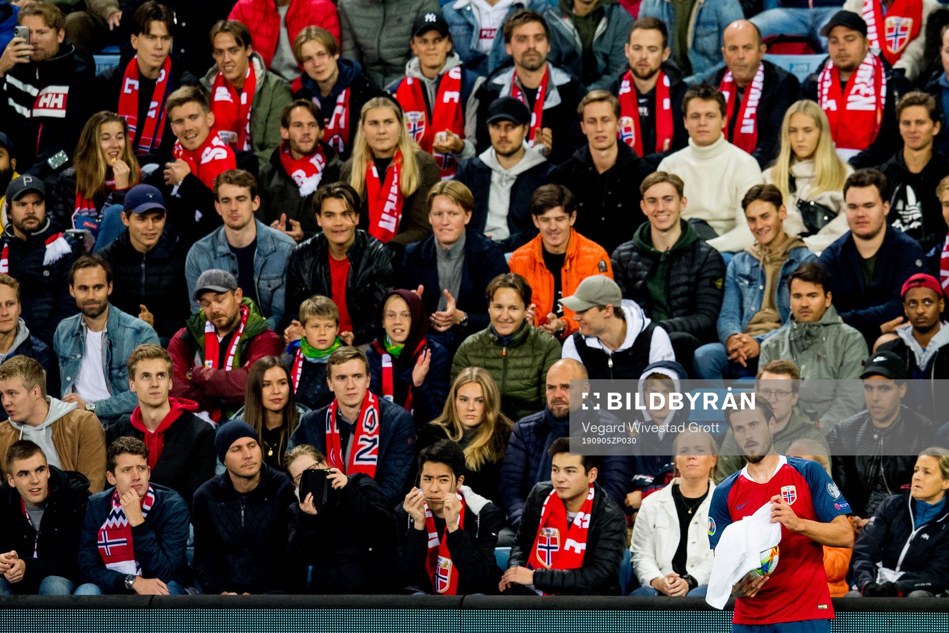 Håvard Nordtveit of Norway prepares to take a throw in