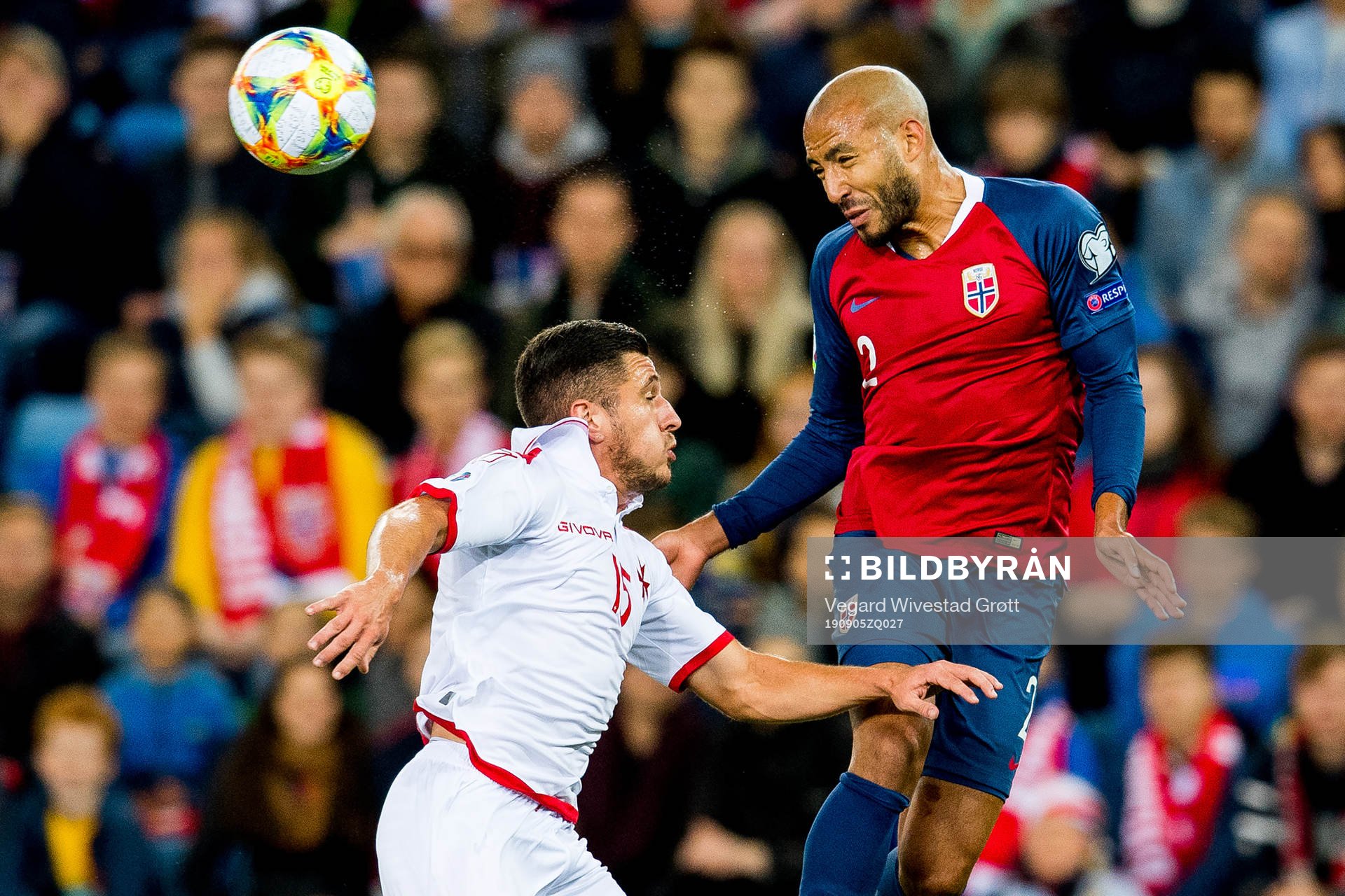 Juan Corbalan of Malta and Haitam Aleesami of Norway