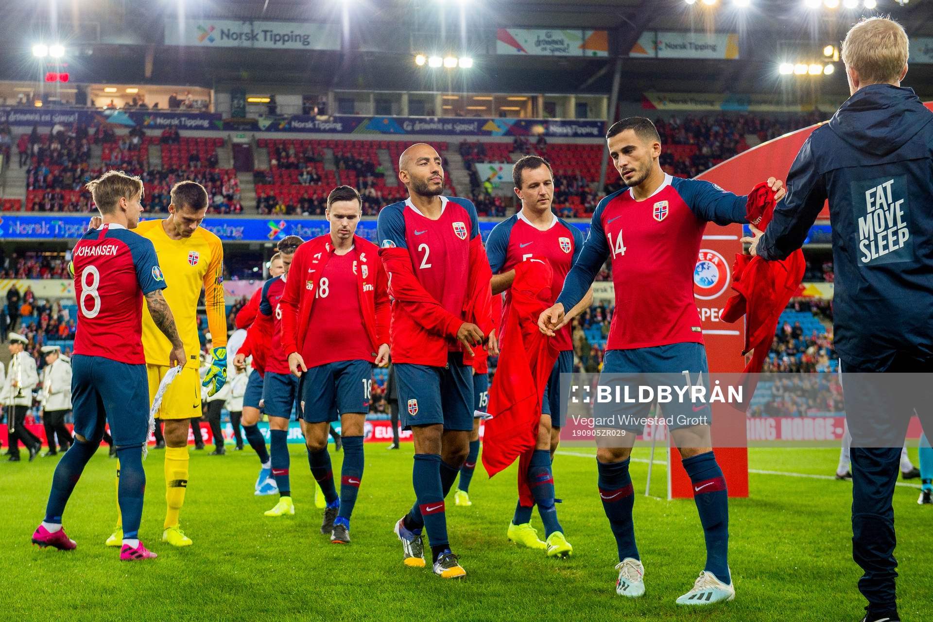 Haitam Aleesami and Omar Elabdellaoui of Norway