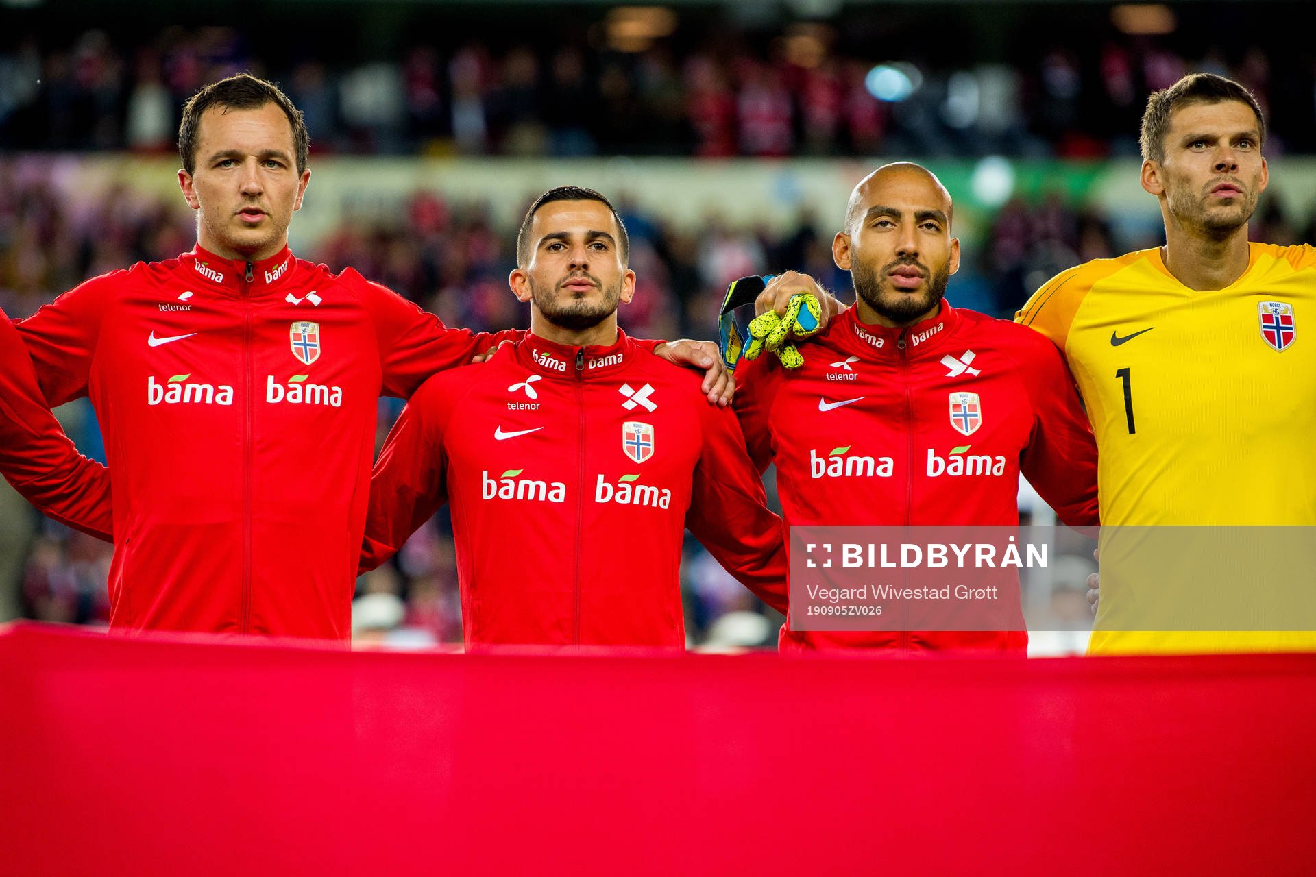 Even Hovland, Omar Elabdellaoui, Haitam Aleesami and