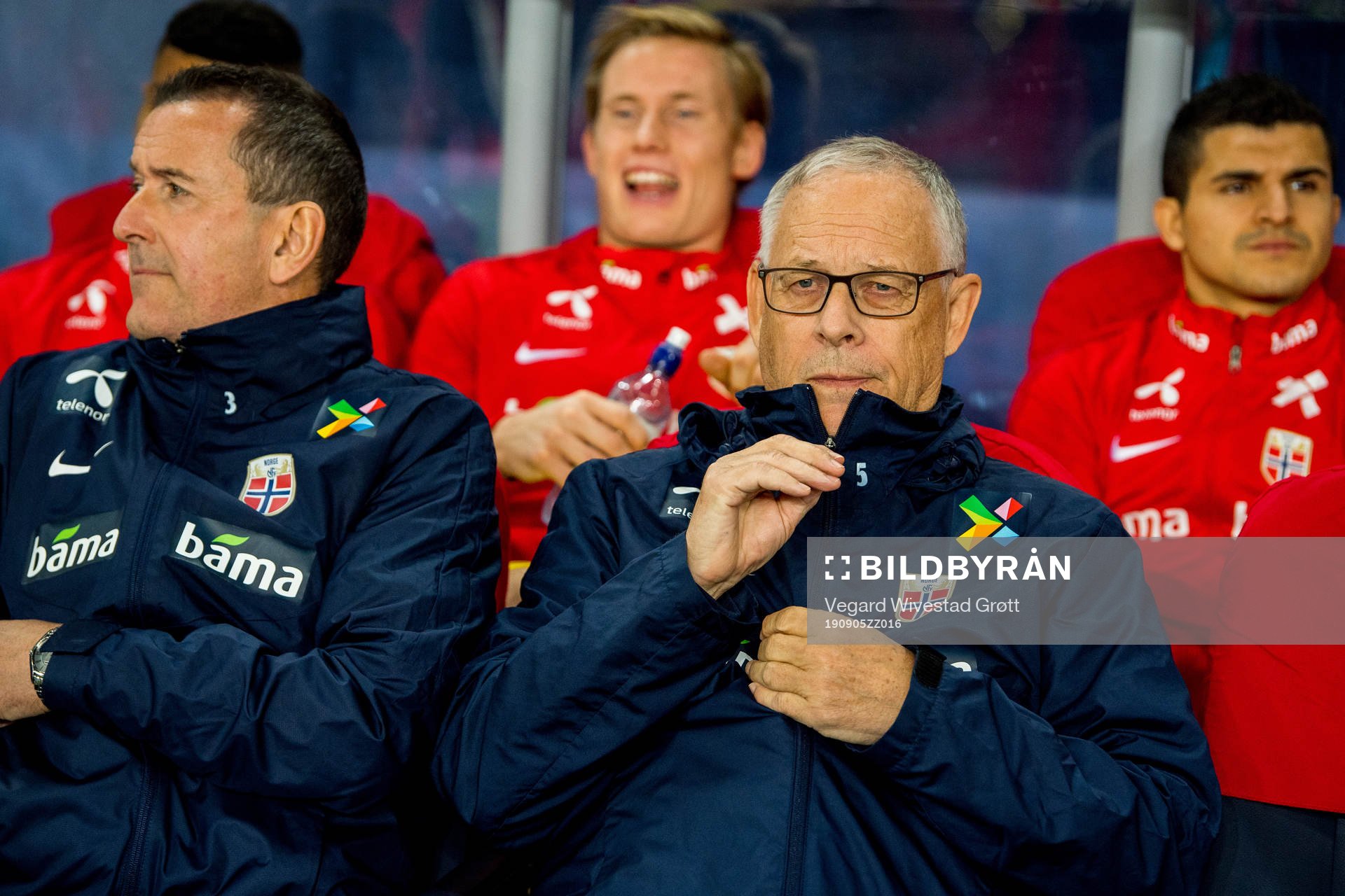 Lars Lagerbäck, head coach of Norway