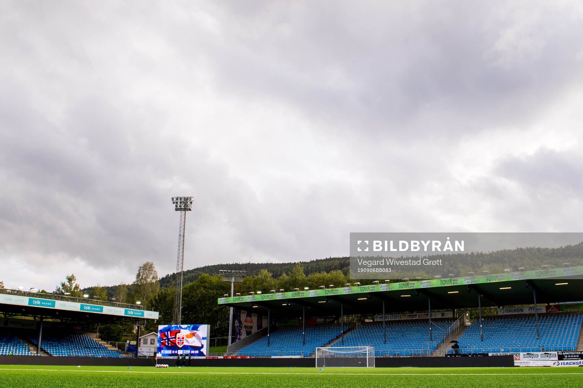 General view of Marienlyst stadion