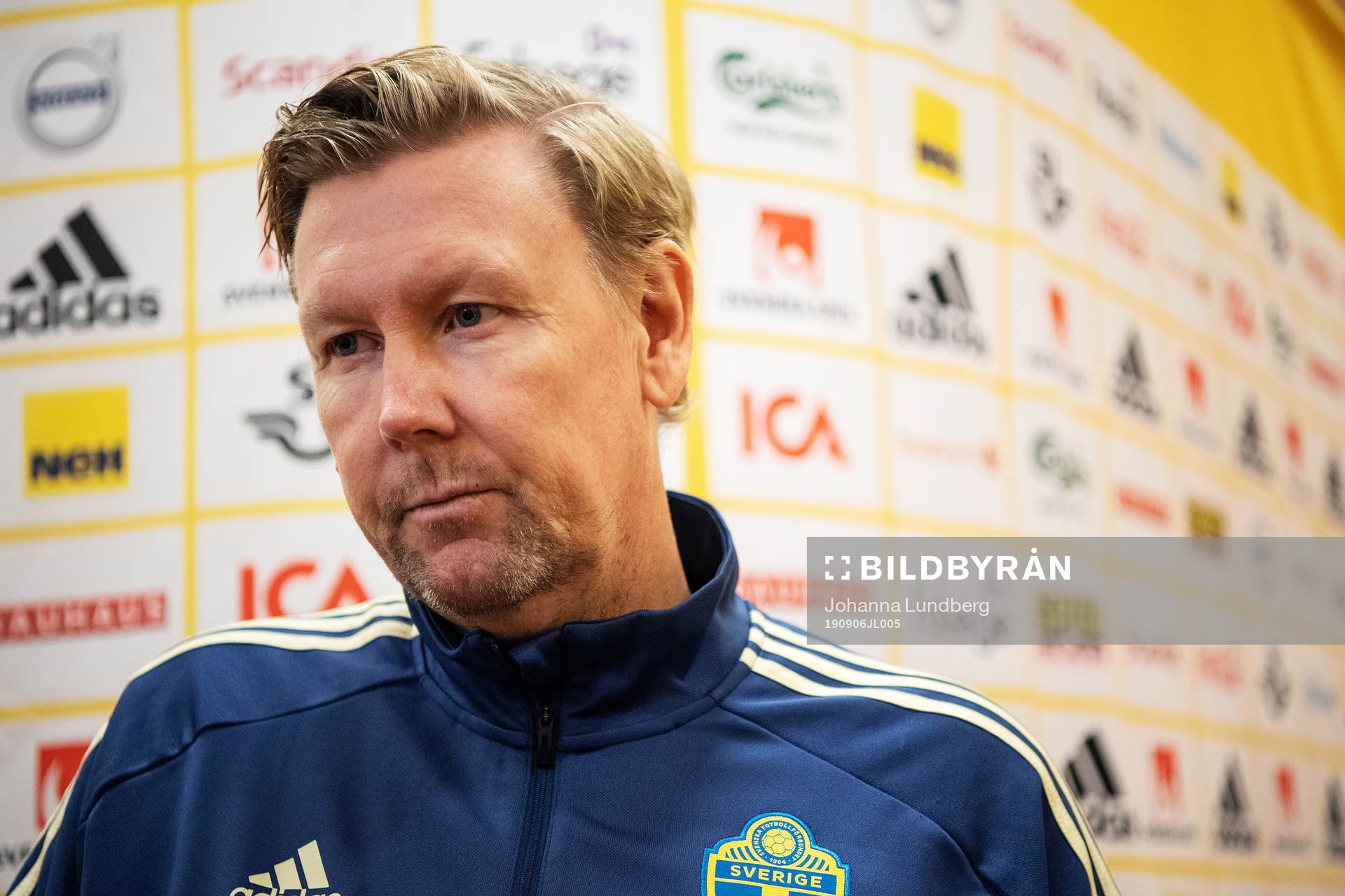 assistant coach Peter Wettergren of the Swedish national
