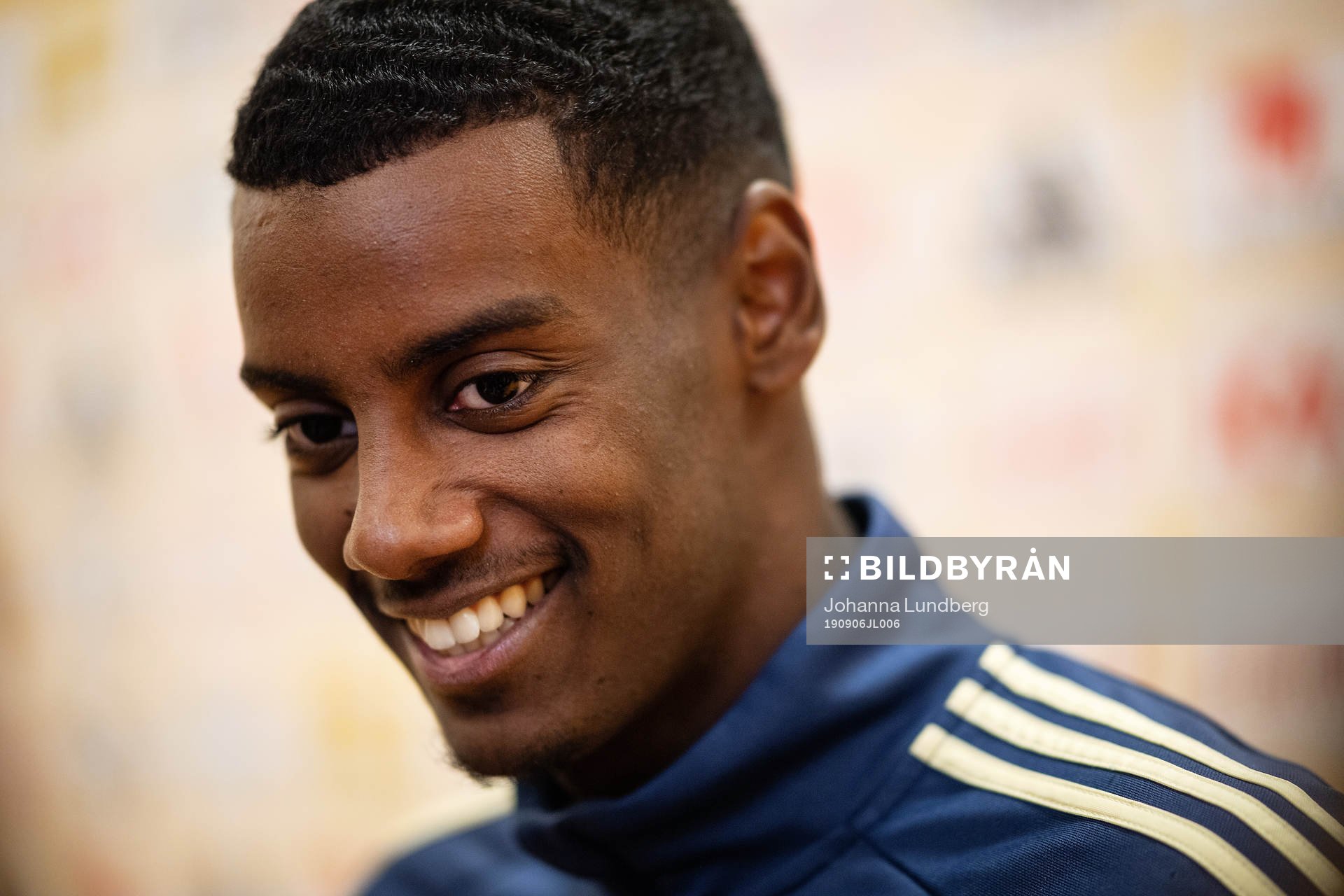 Alexander Isak of the Swedish national football team