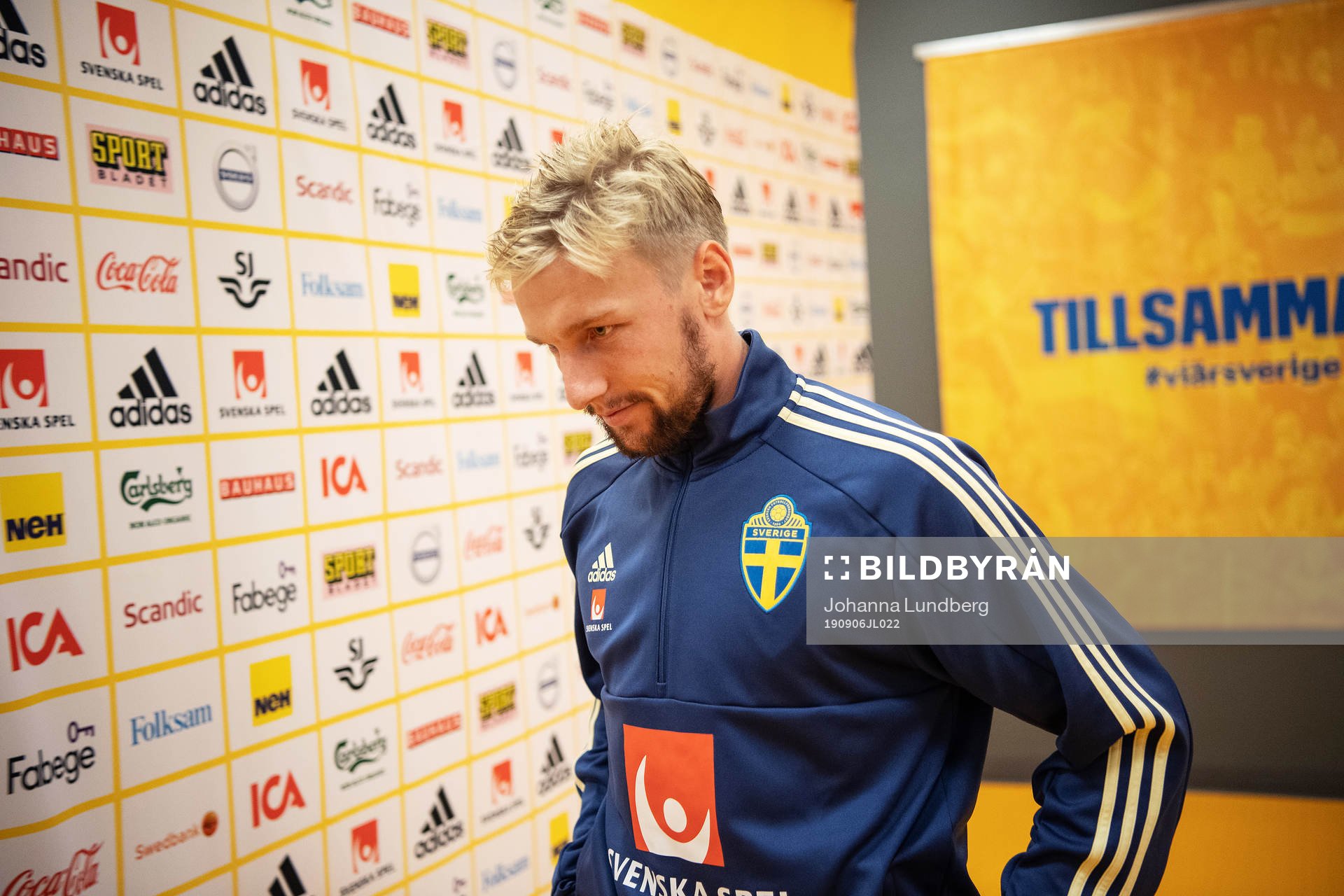 Emil Forsberg of the Swedish national football team