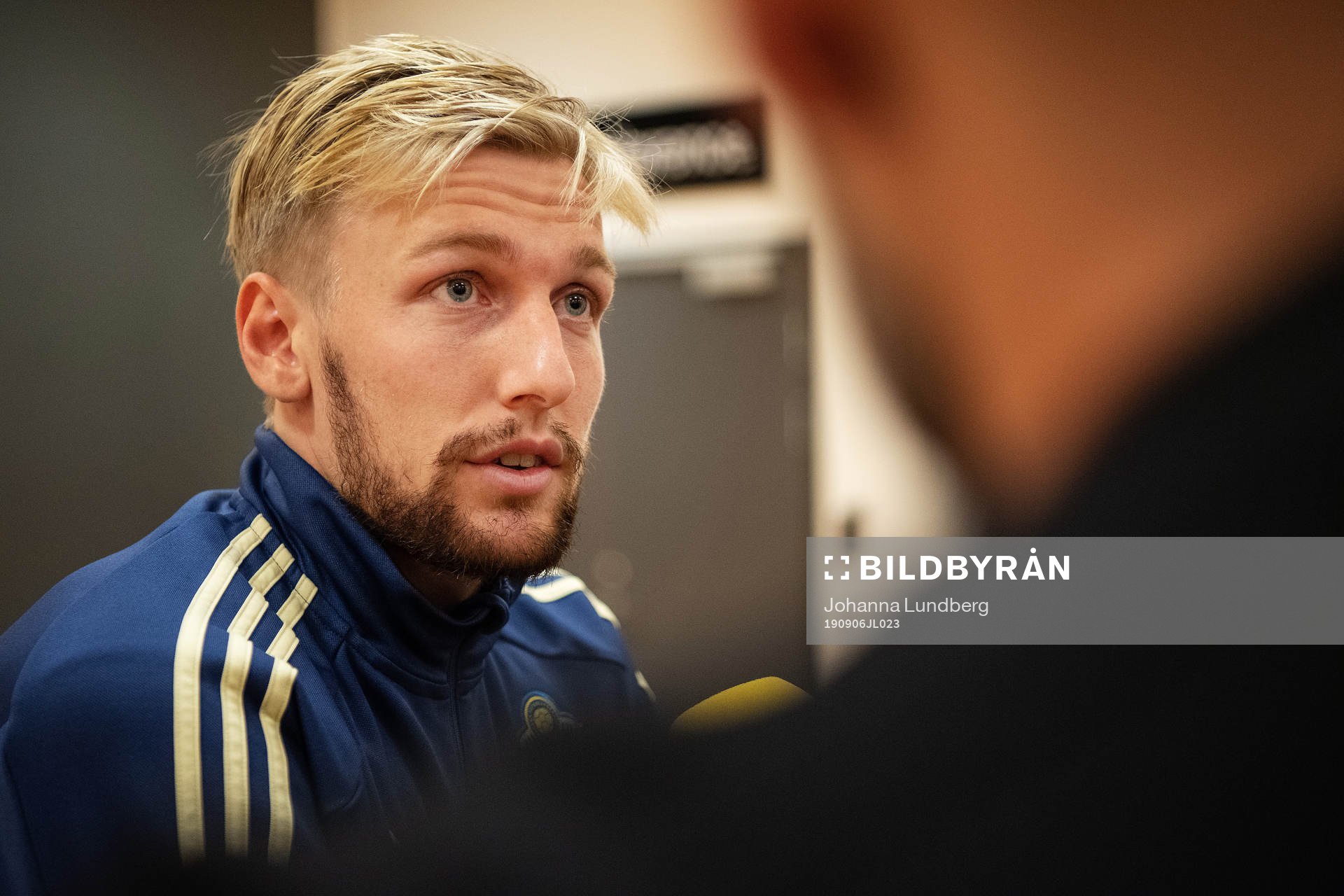 Emil Forsberg of the Swedish national football team