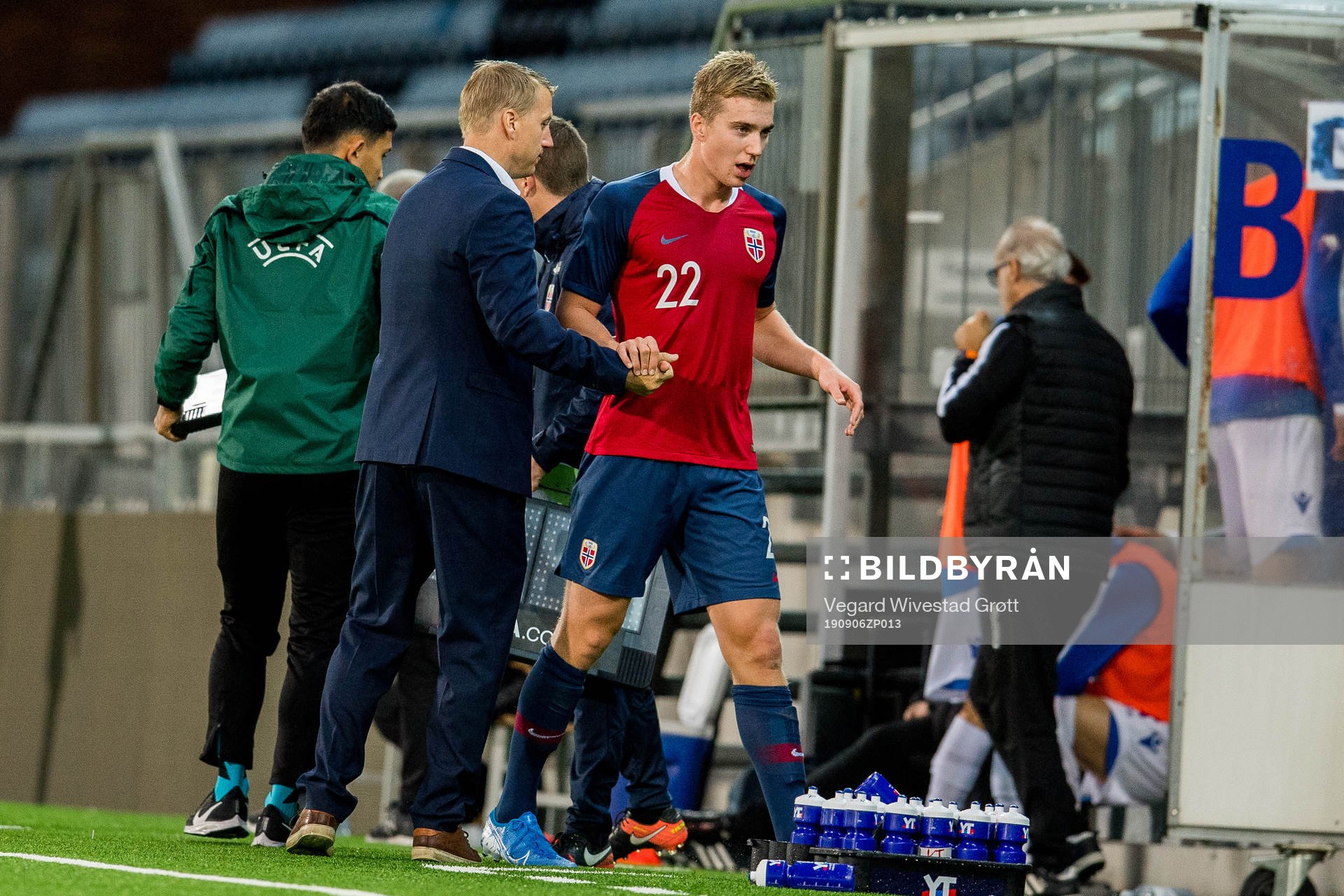 Leif Gunnar Smerud, head coach of Norway U21, and Kristian