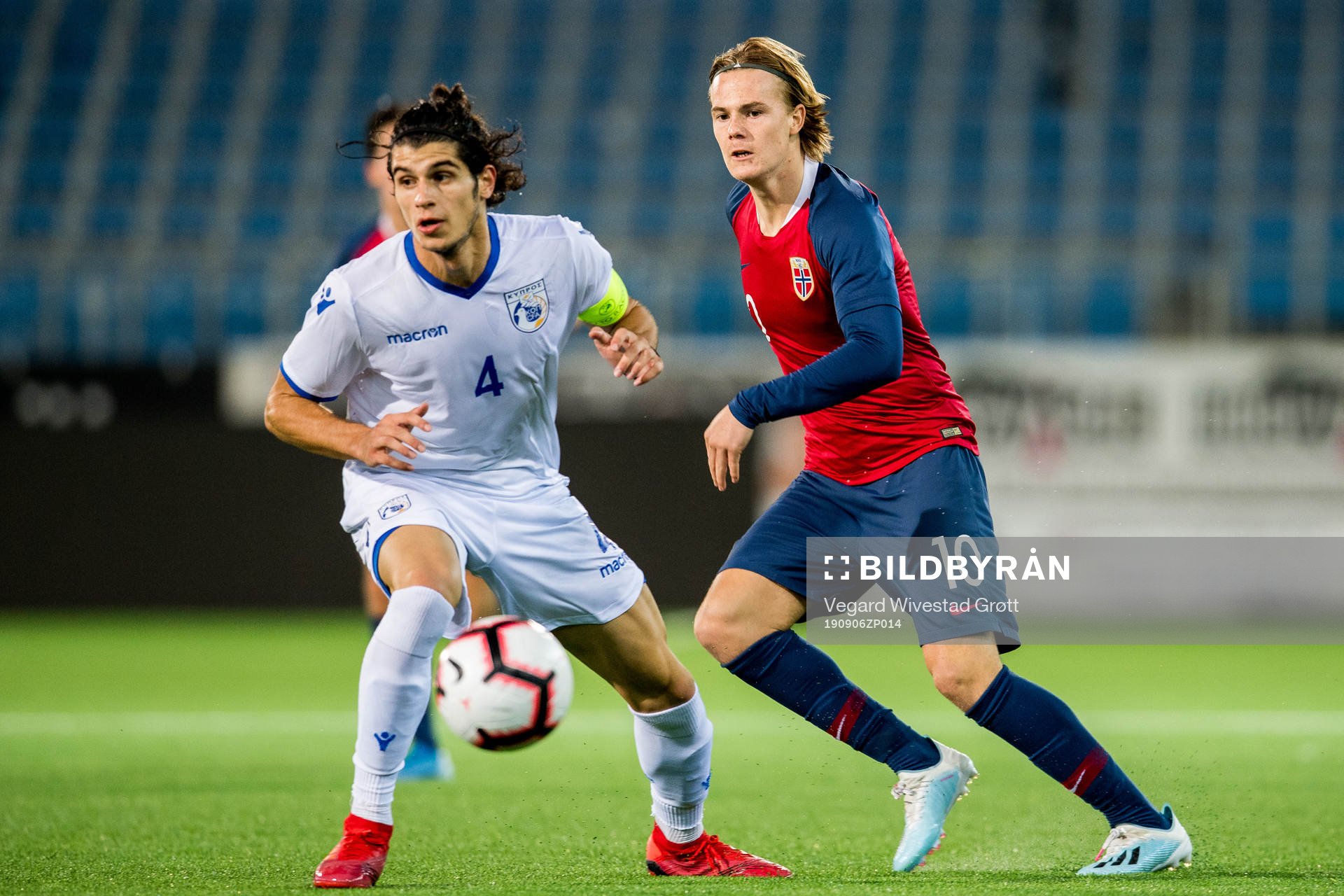 Panagiotis Artymatas of Cyprus and Tobias Christensen of