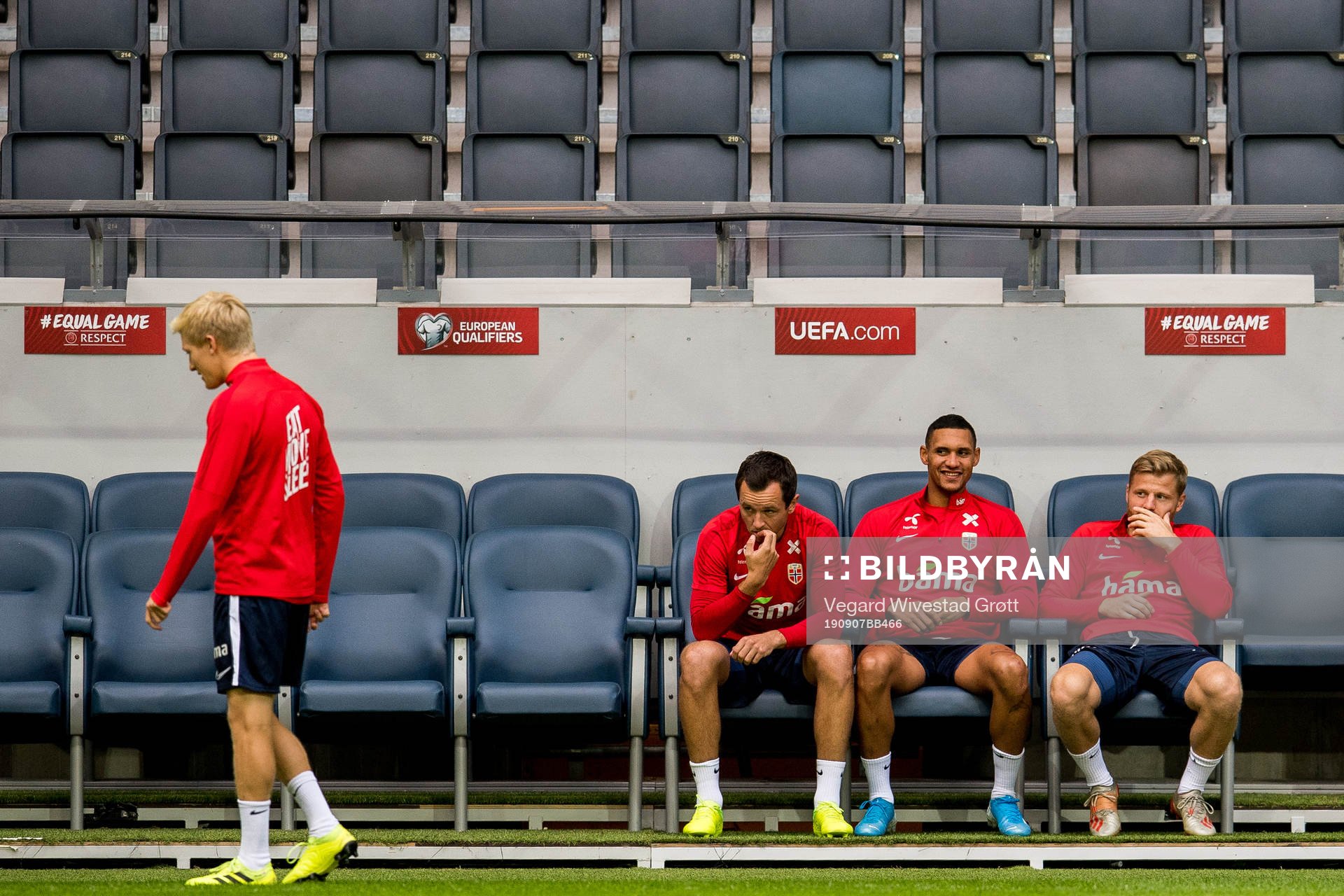 Even Hovland, Ruben Gabrielsen and Fredrik Midtsjø of