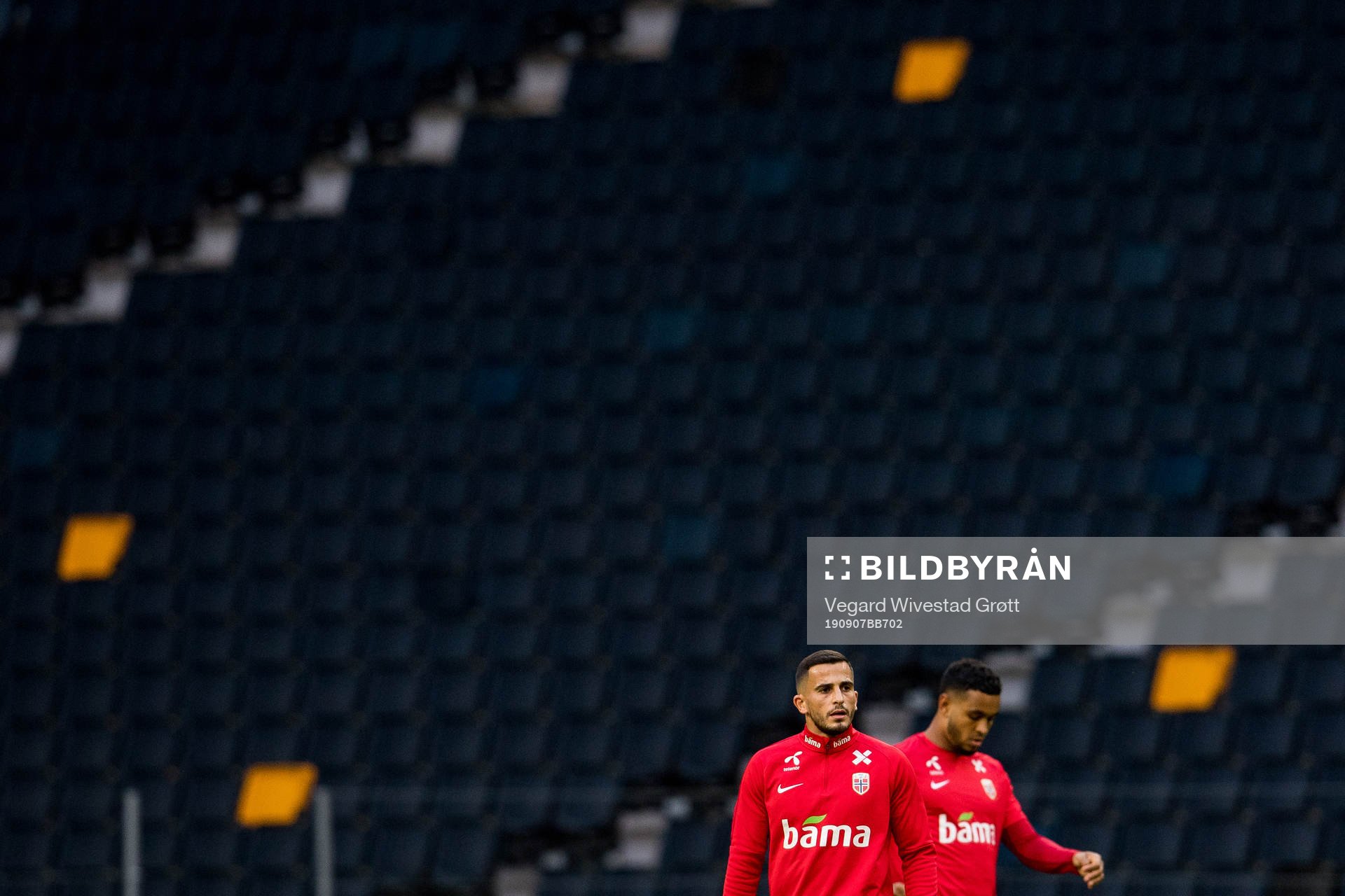 Omar Elabdellaoui and Joshua King of Norway