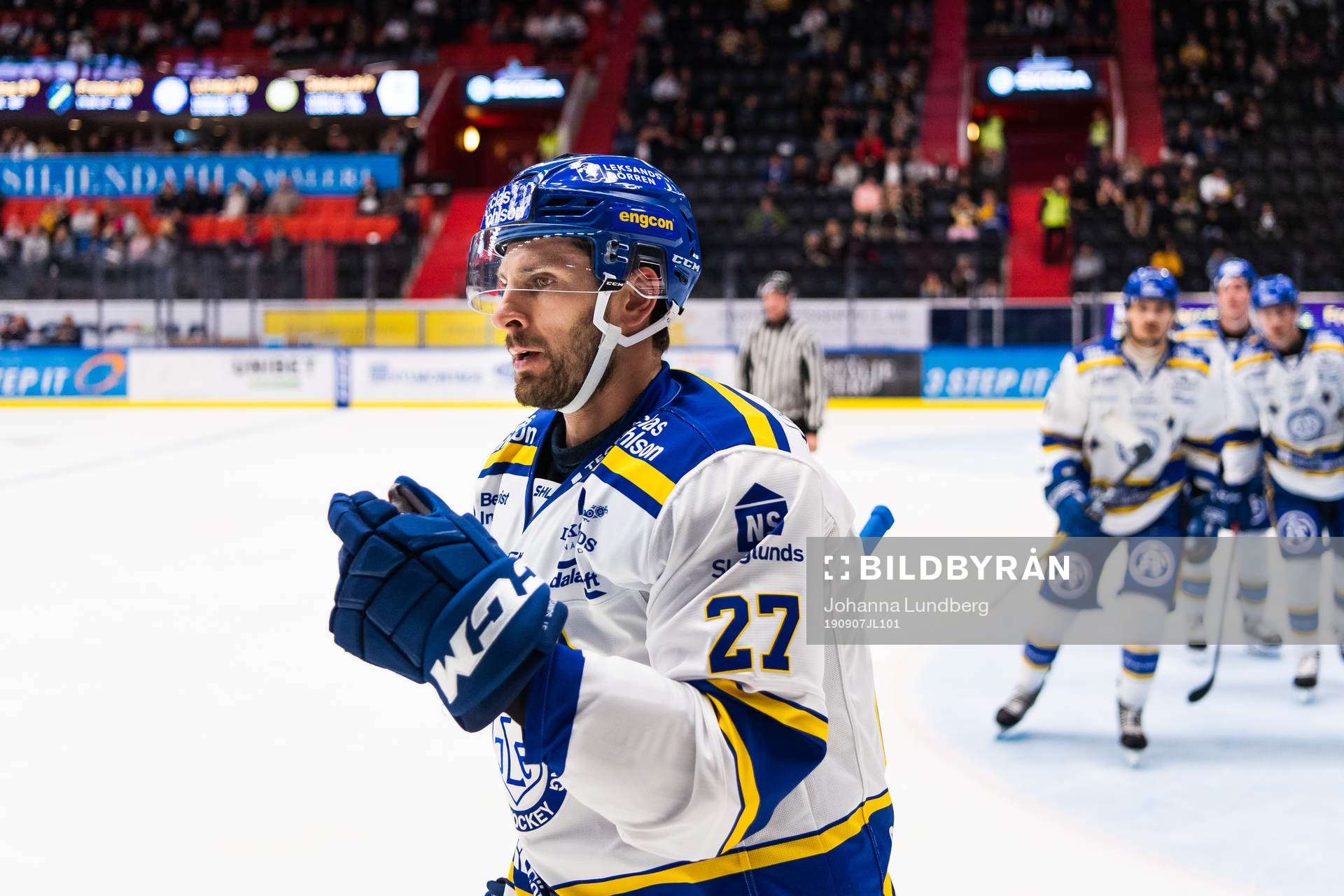 Leksands Marek Hrivik jublar