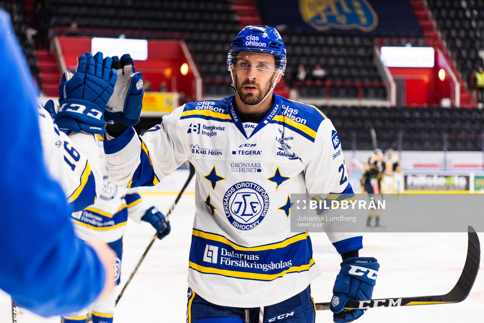 Leksands Marek Hrivik jublar