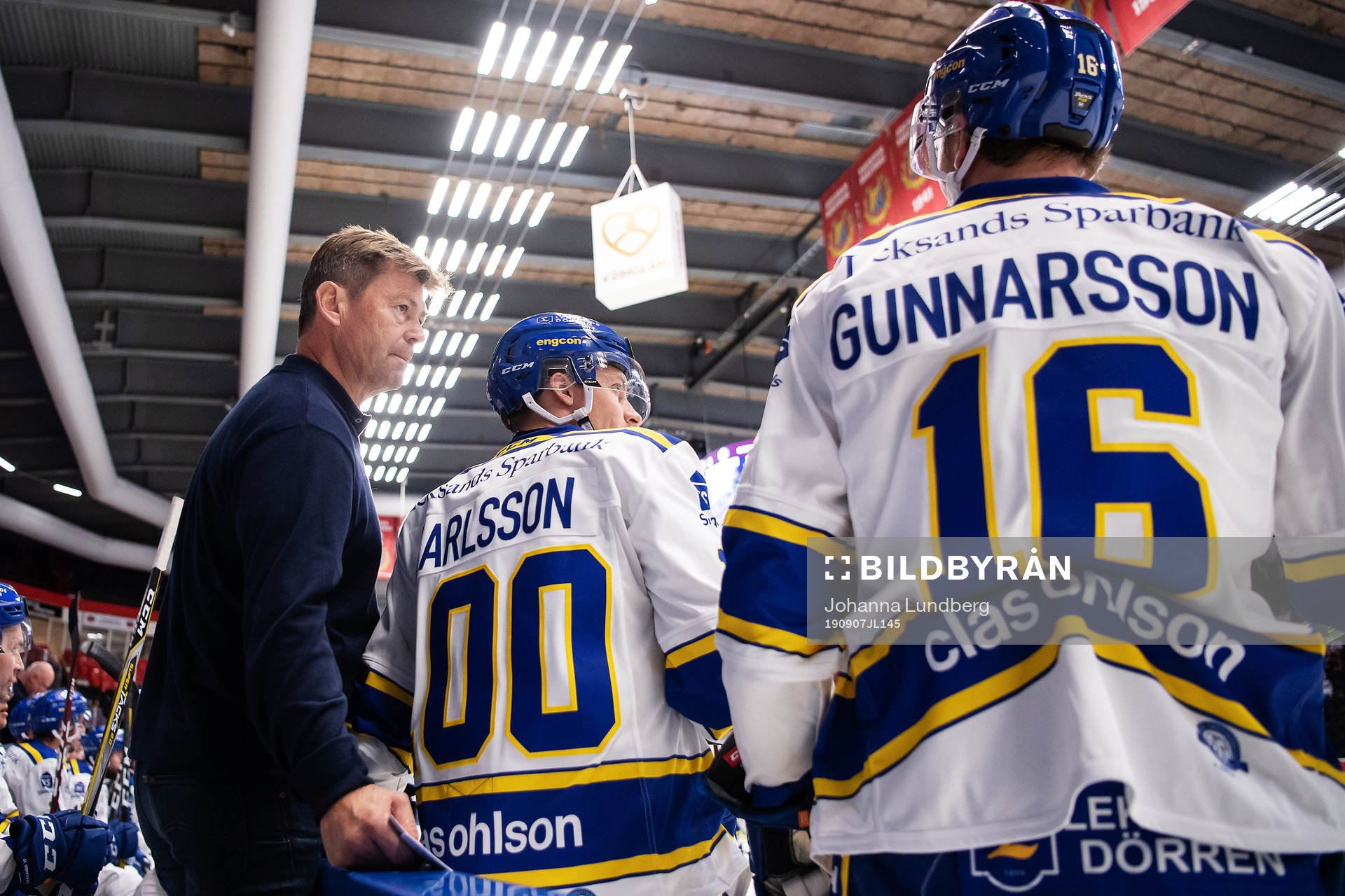 Leksands assisterande tränare Gunnar Persson, Martin