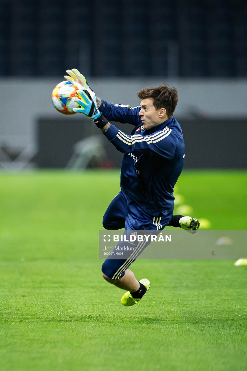 Victor Nilsson Lindelöf of the Swedish national football