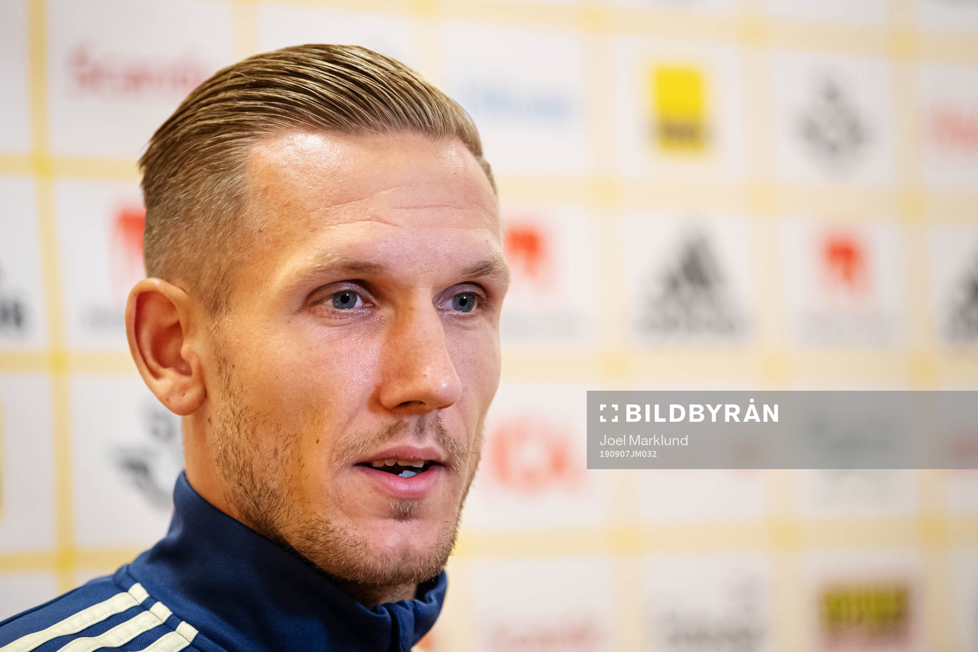 Goalkeeper Robin Olsen of the Swedish national football team