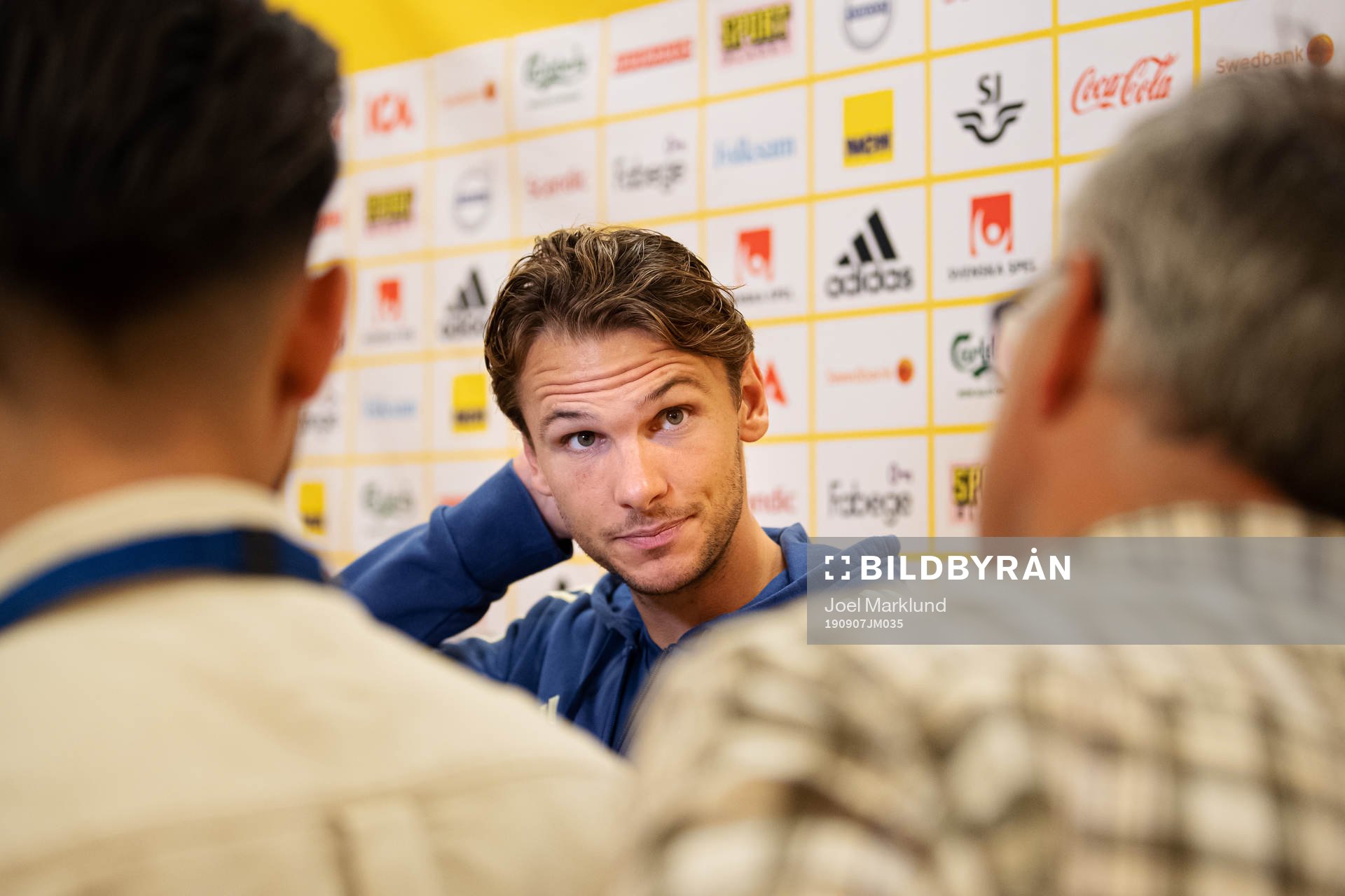Albin Ekdal of the Swedish national football team