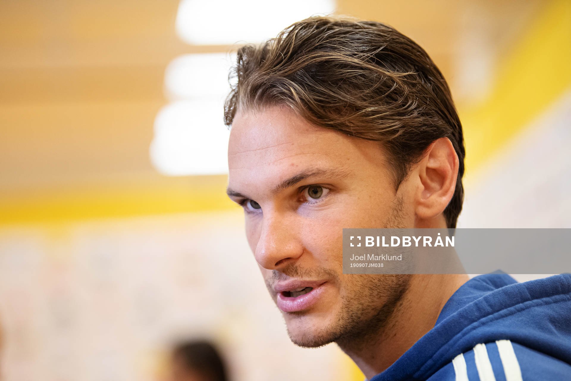 Albin Ekdal of the Swedish national football team