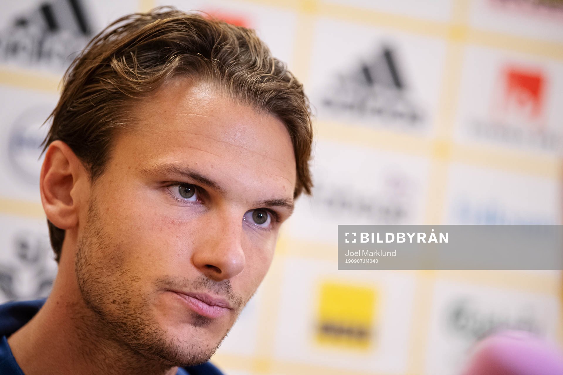 Albin Ekdal of the Swedish national football team