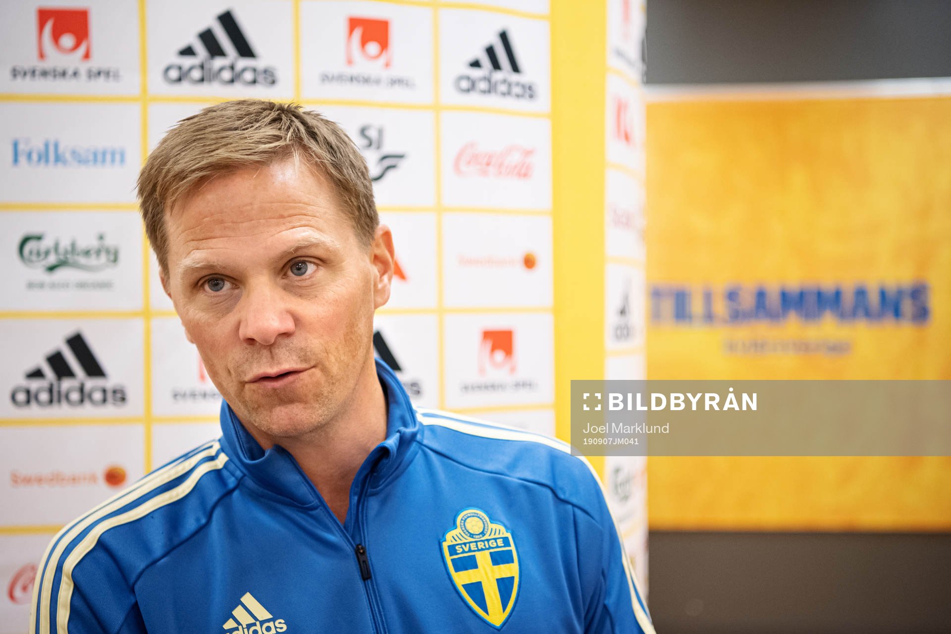 Scout Roger Sandberg of the Swedish national football team