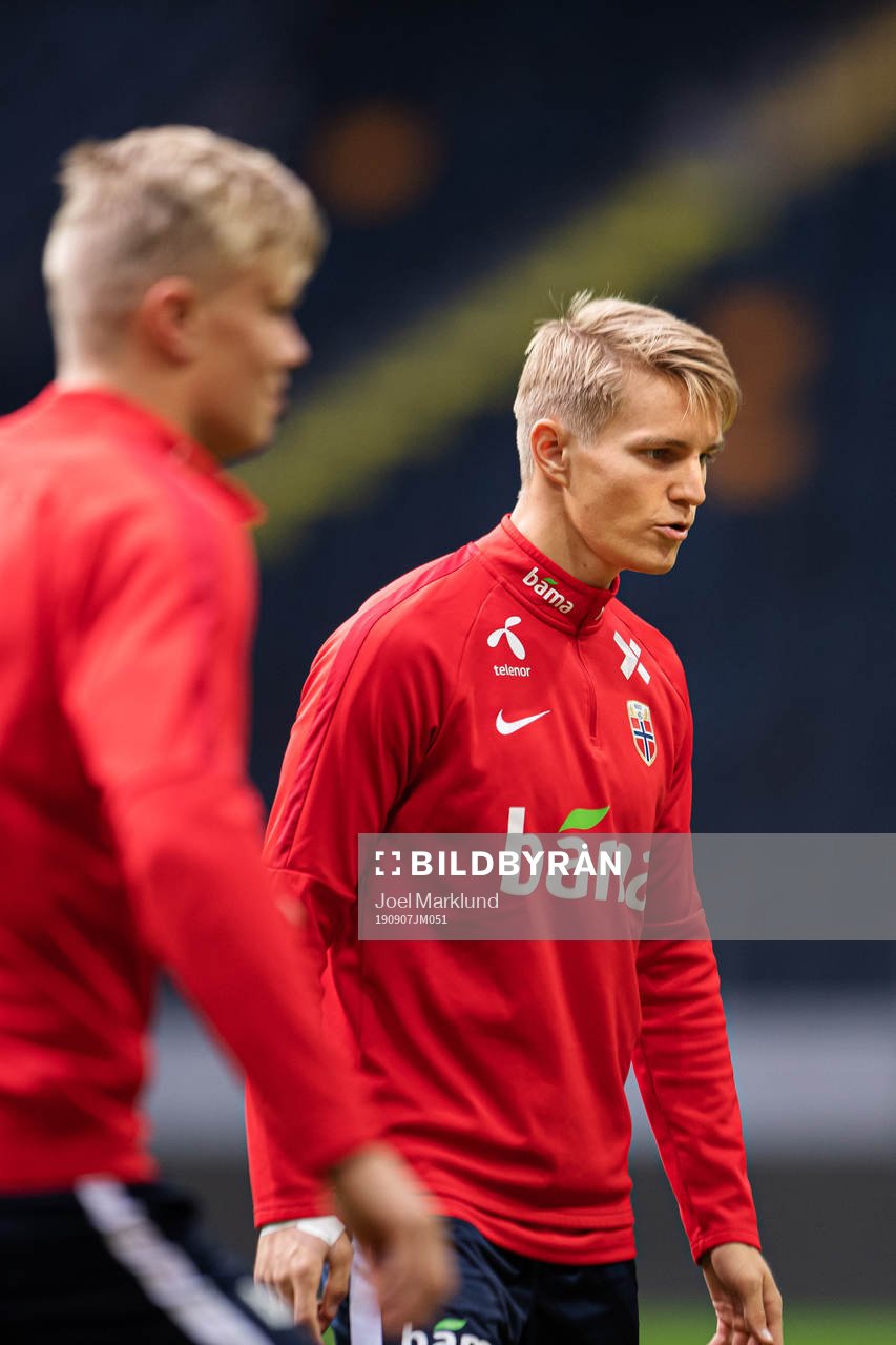 Martin Ødegaard of the Norwegian national football team