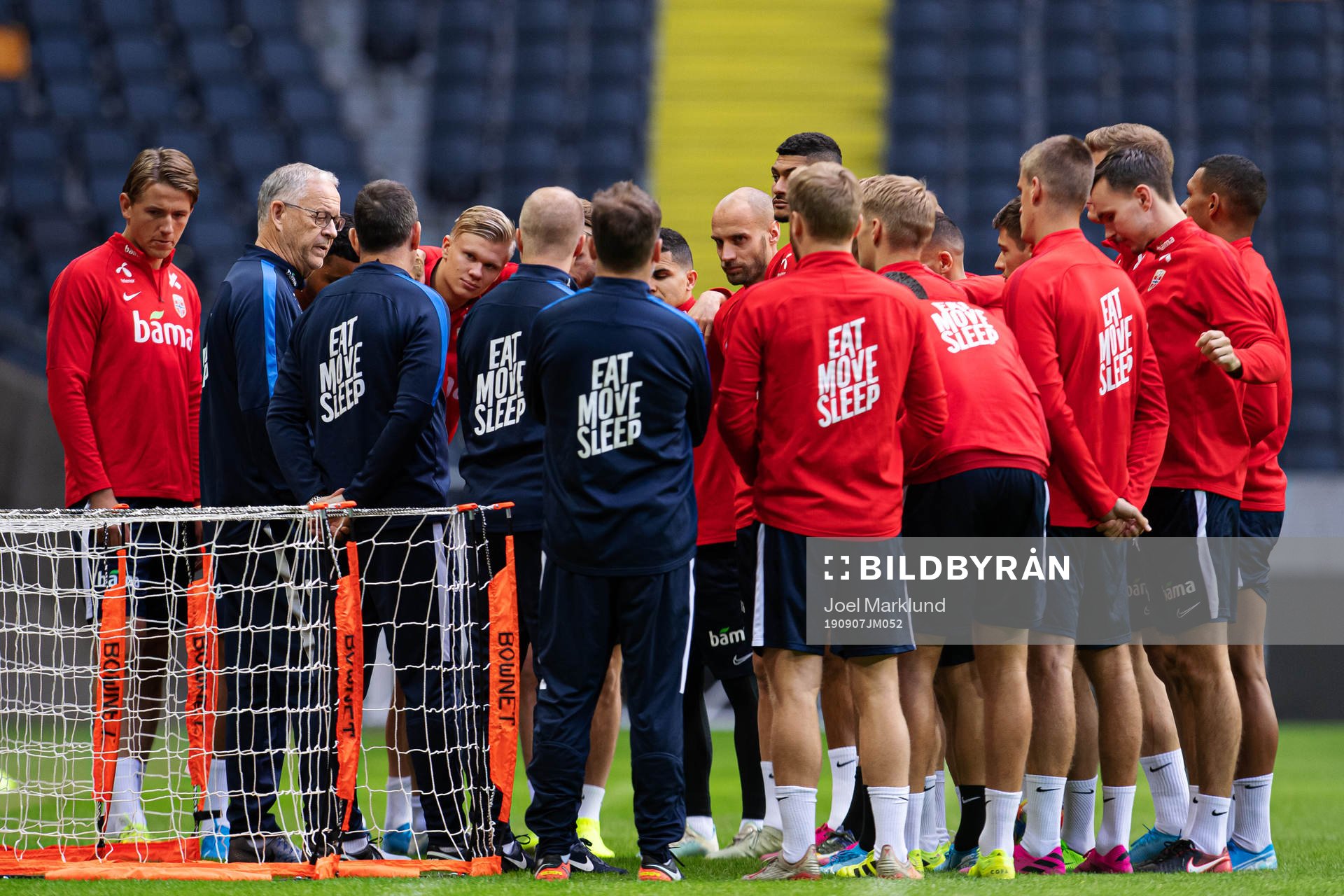 Lars Lagerbäck, head coach of the Norwegian national