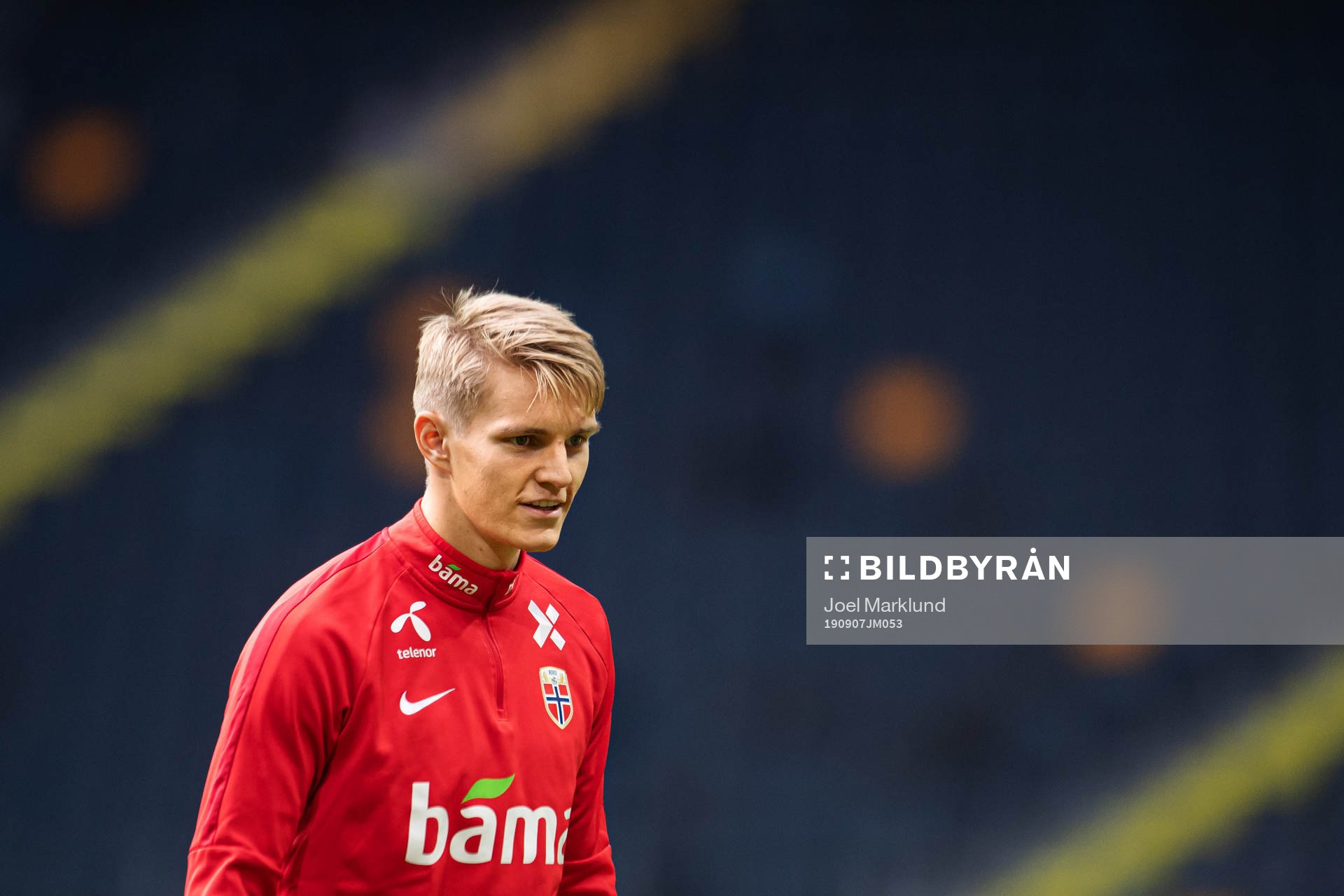 Martin Ødegaard of the Norwegian national football team